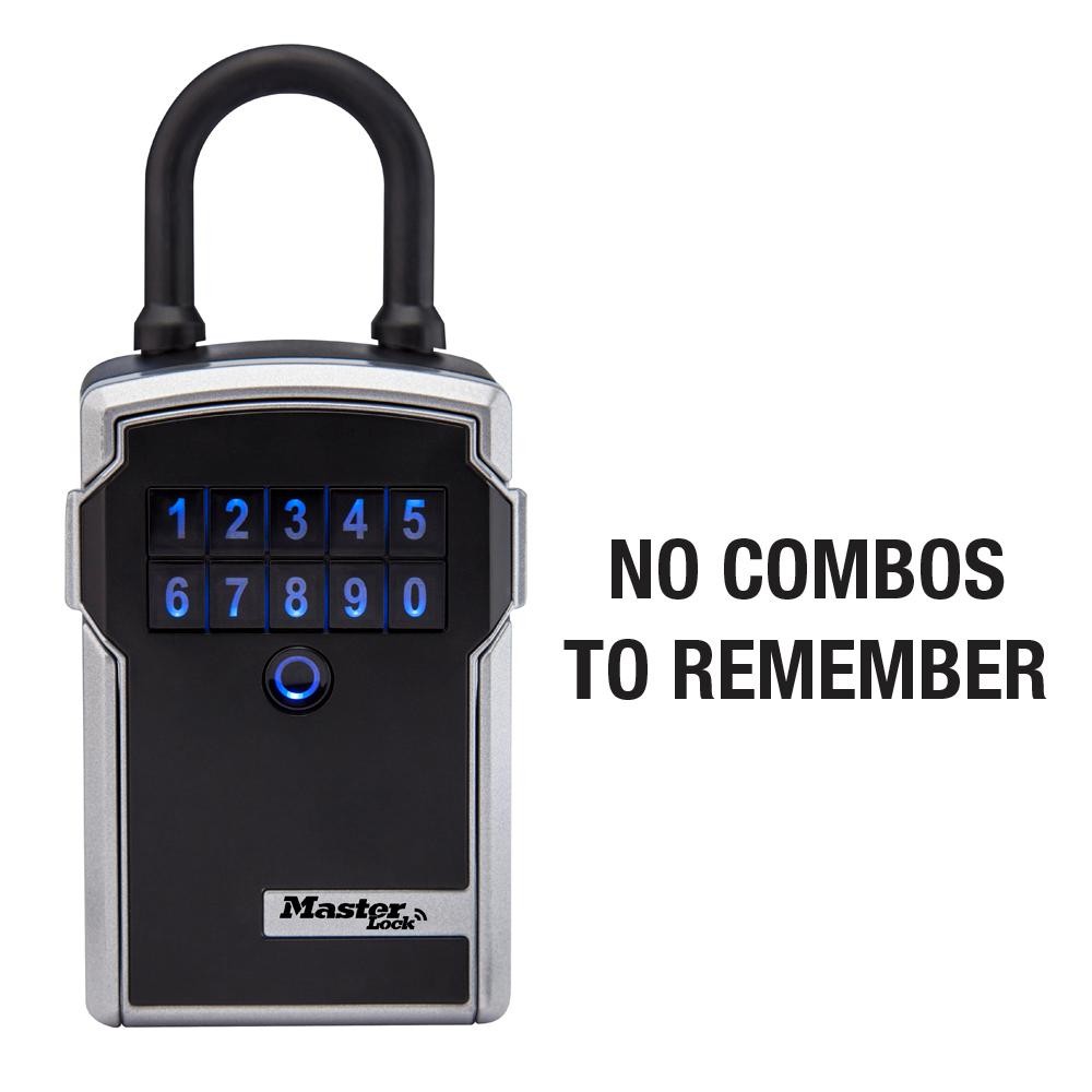 Master Lock 5440D Lock Box, Bluetooth Portable Key Safe, 3-1/4 in. Wide