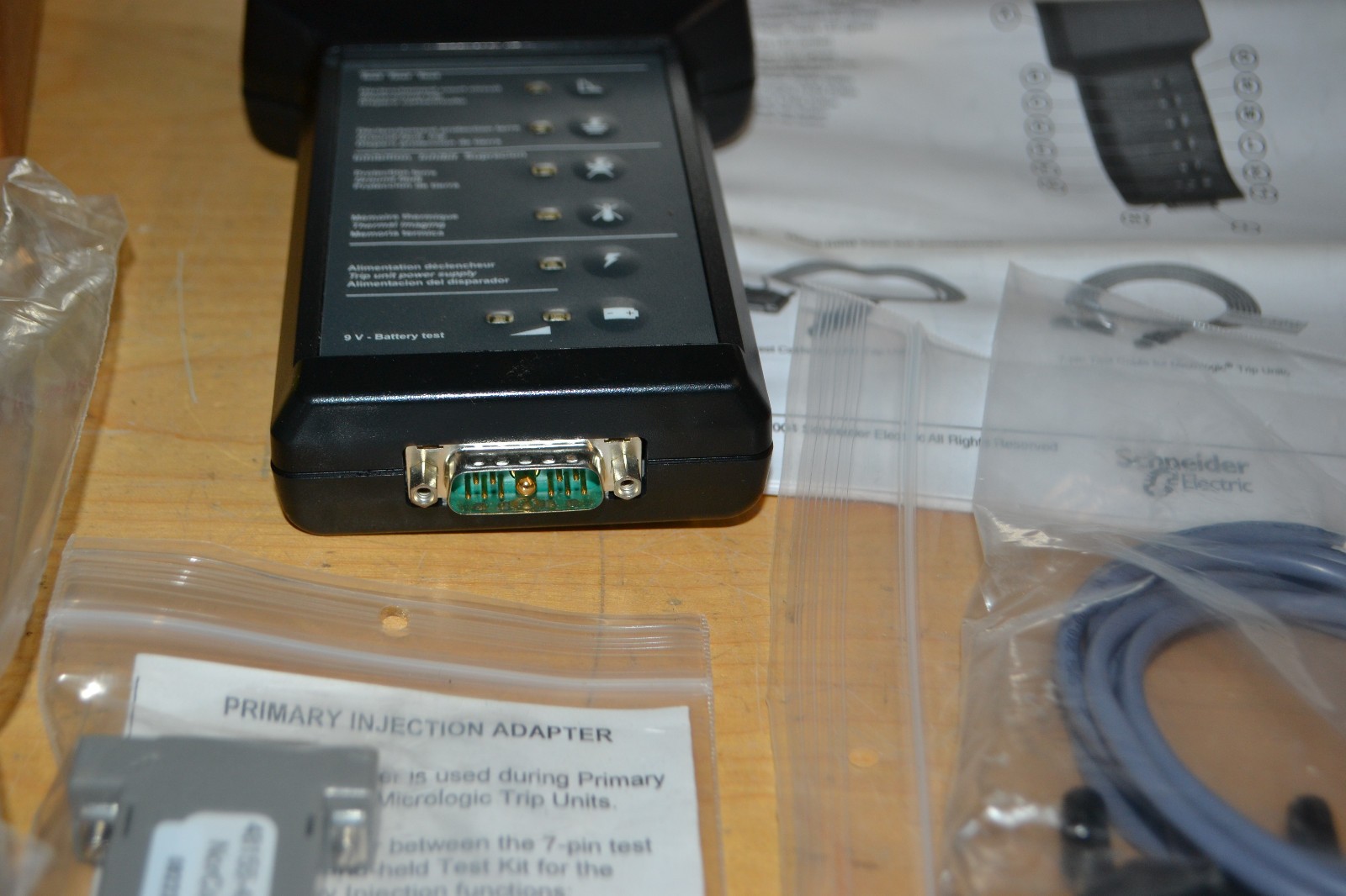 Square D Schneider Electric ~ S33594 Hand Held Breaker Test Kit, HHTK ~ Complete