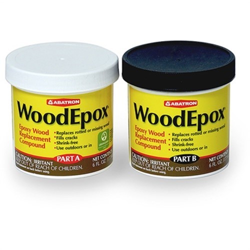 Abatron WoodEpox Beige Epoxy Wood Filler Kit 12 oz (Pack of 8)