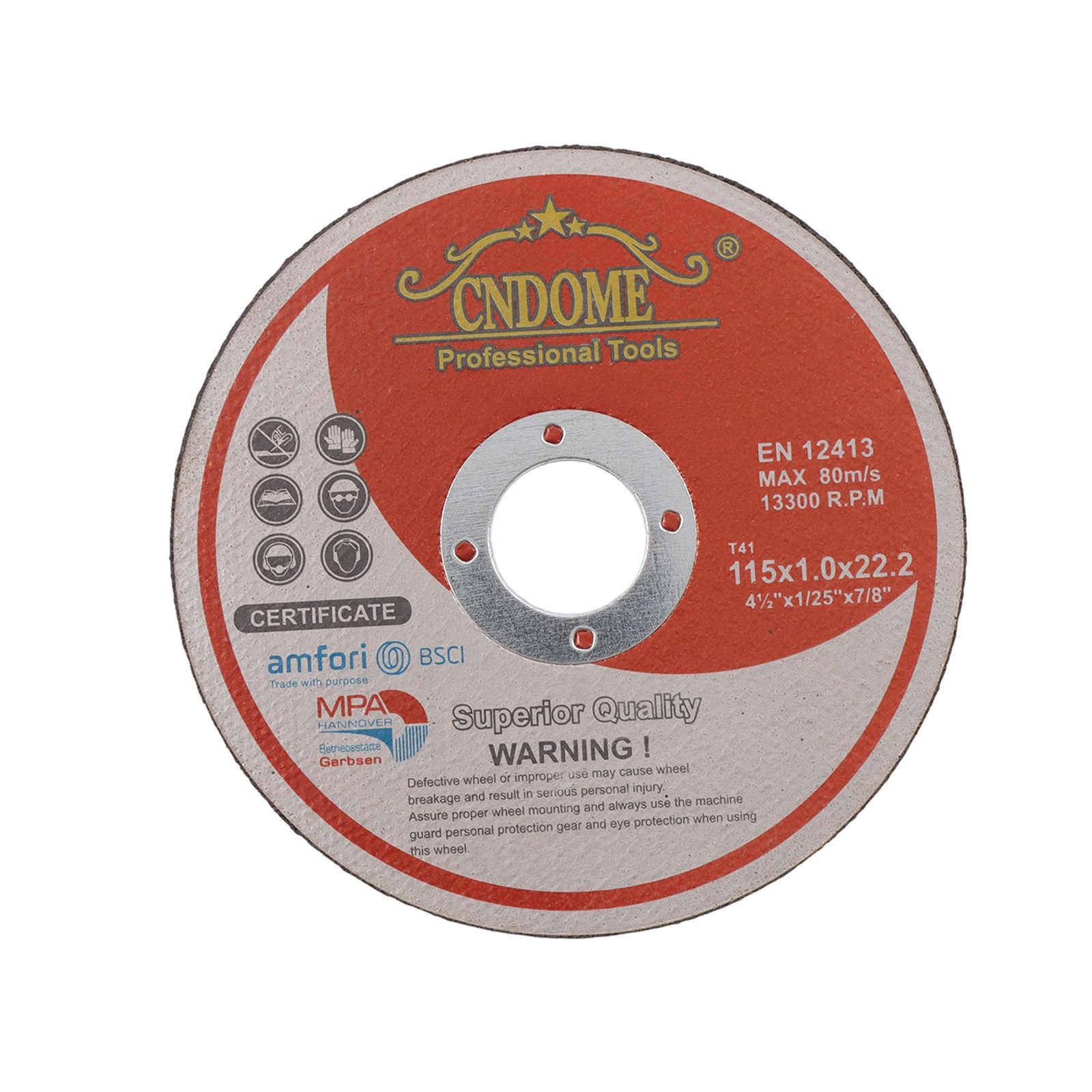 4.5″x0.040″x7/8″ 100 Pcs Cut-off Wheel – Metal & Stainless Steel Cutting Discs
