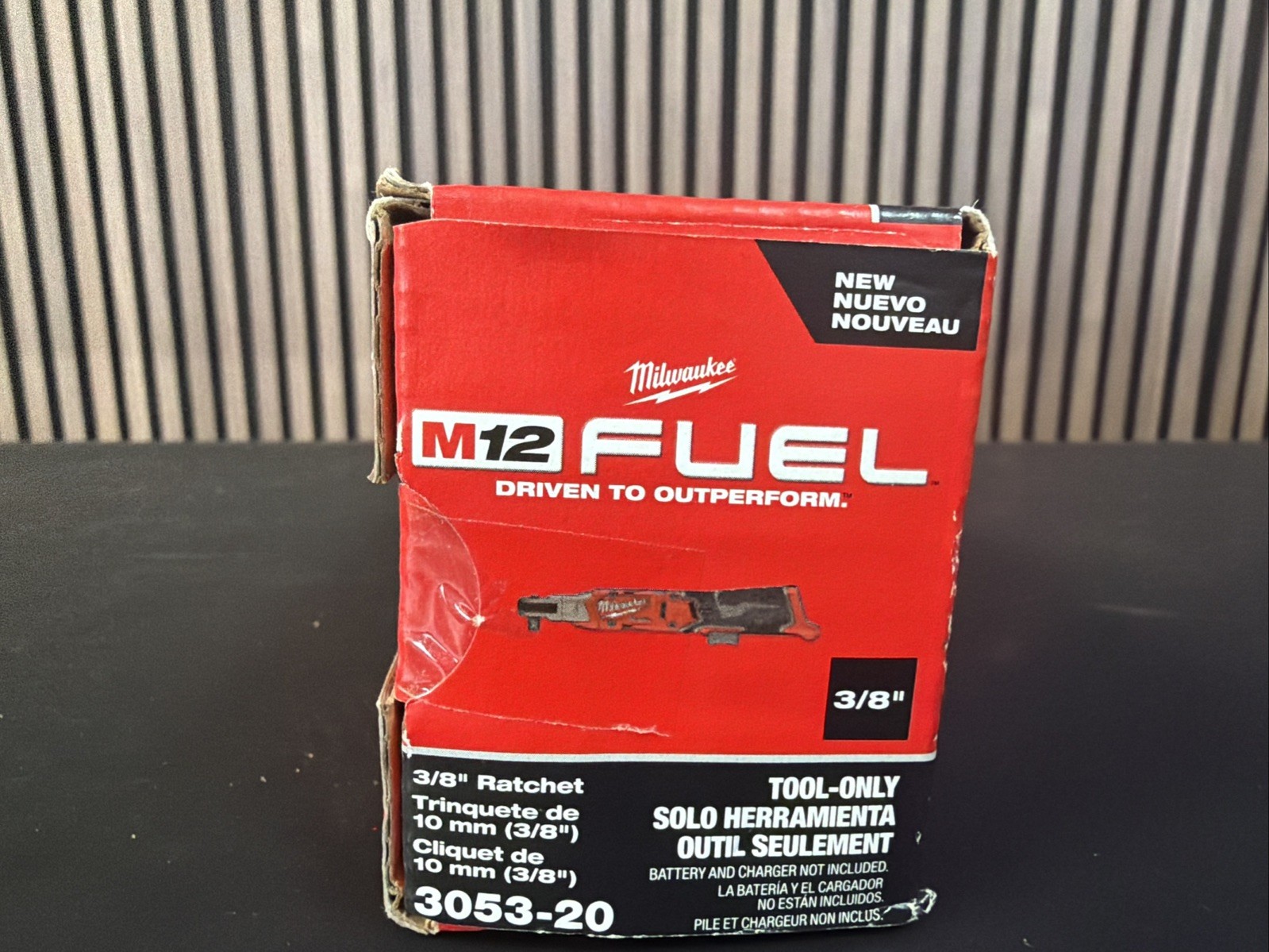 Milwaukee 3053-20 M12 FUEL 3/8 inch Ratchet Baretool