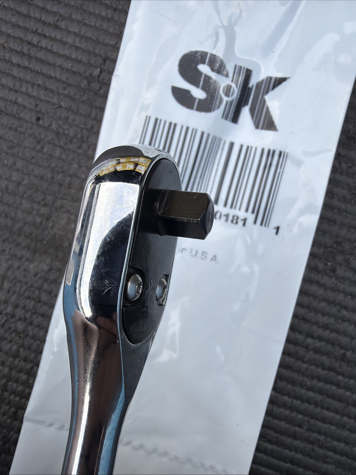 SK PROFESSIONAL TOOLS USA MADE 80181 Hand Ratchet, 8 in, Chrome, 1/4” S-K