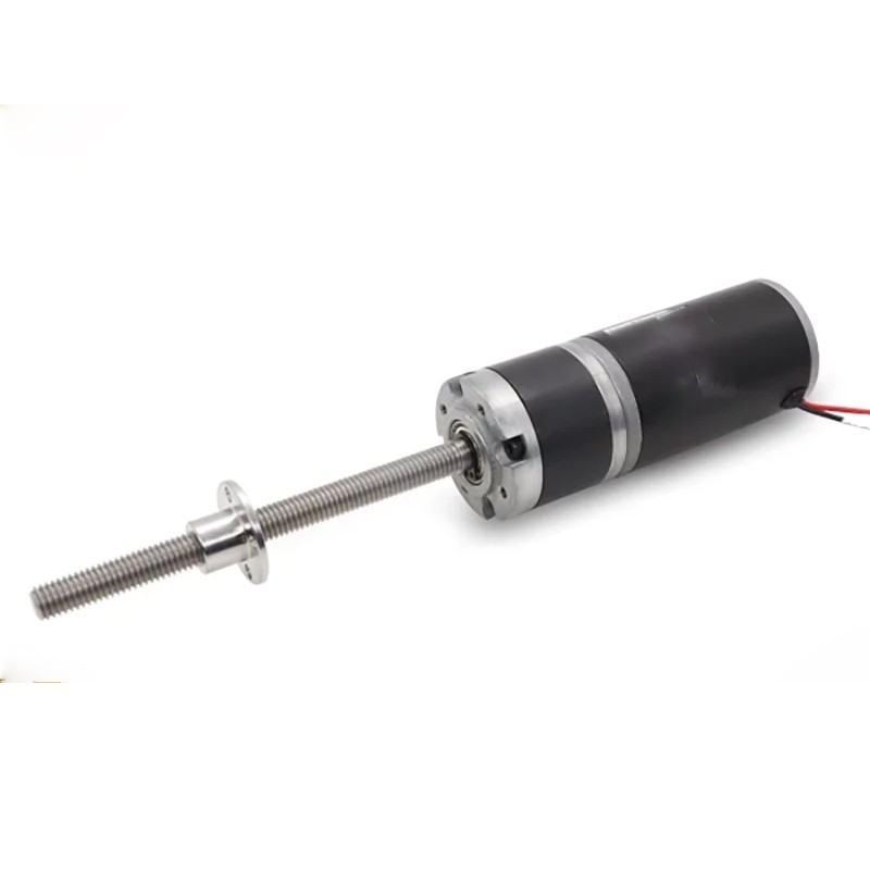 100kg 36mm 12V/24V M8 100mm/50mm threaded long shaft planetary DC reducer motor