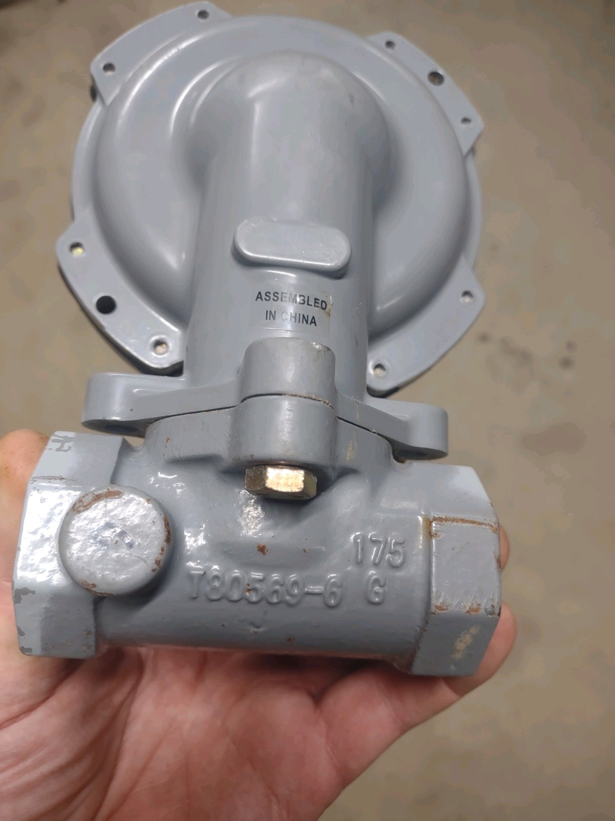 Fisher Controlls Gas Pressure Valve Type HSR_CDGBMYN 1″PORT