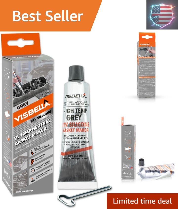 Gasket Maker Oil Resistant Sensor Safe Neutral RTV Silicone Sealant Non-Corro..,