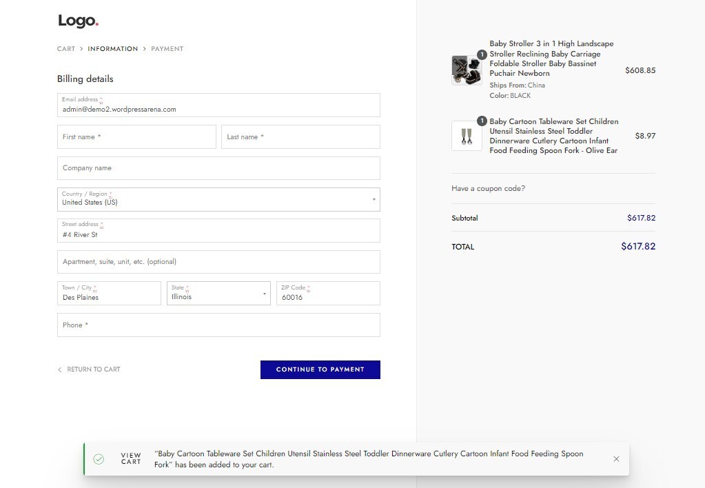 Dropshipping Website Ecommerce Business Affiliate, Free Hosting + Products, Baby