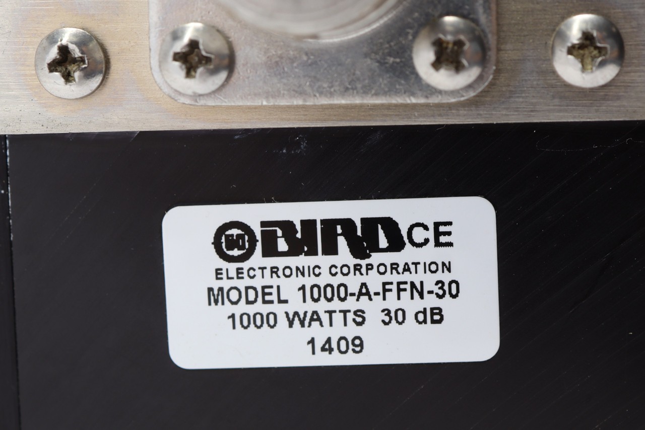 Bird 1000-A-FFN-30 Fixed Attenuator, 1000W