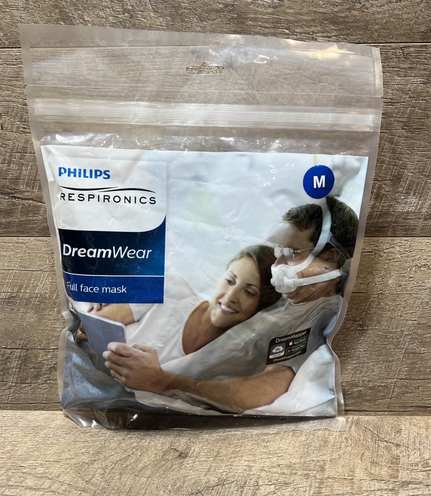 Philips Respironics Dreamwear Sz Medium Full Face Mask with Headgear -NEW Sealed