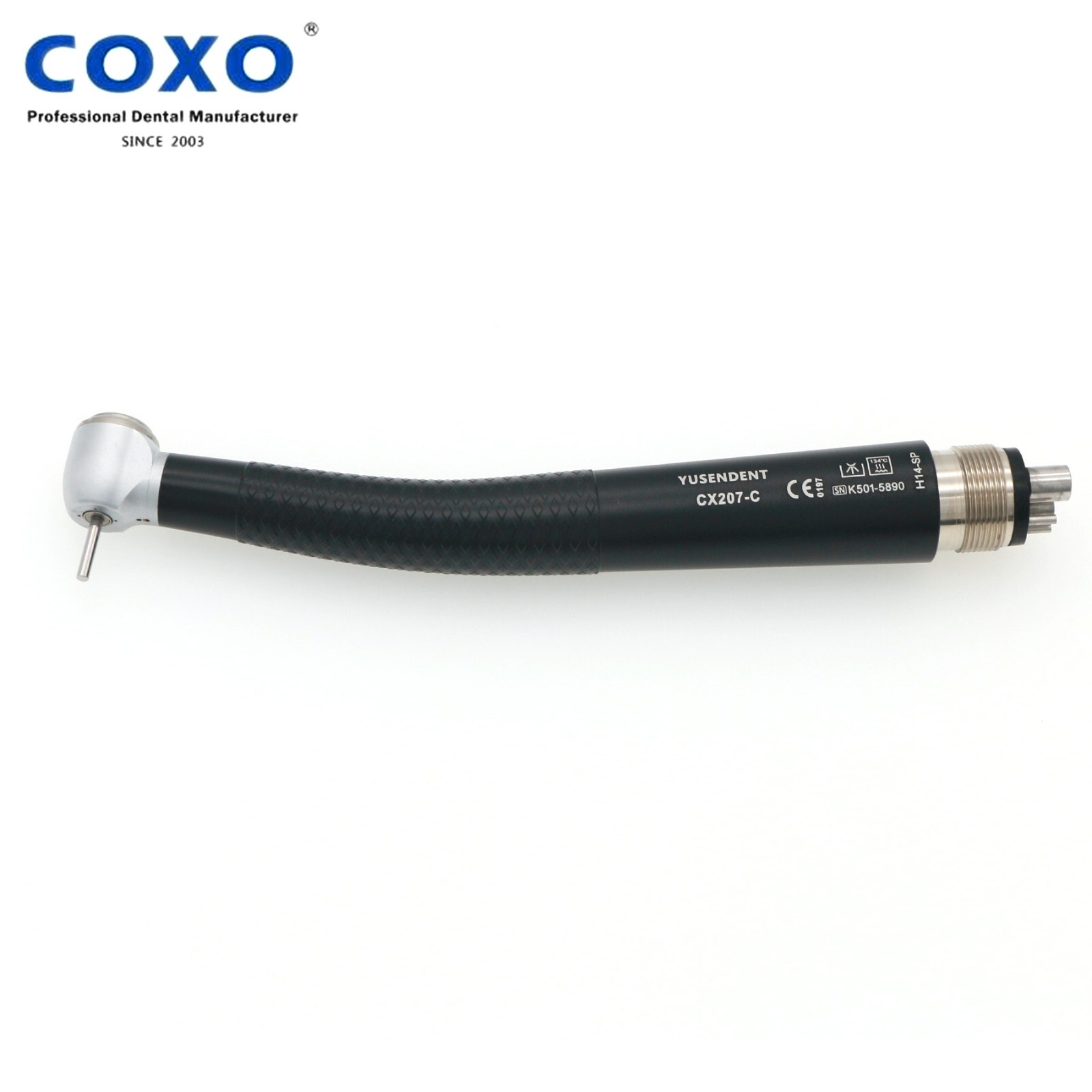 NSK PANA MAX Style COXO 4 Holes Dental Handpiece Push Button High Speed Black