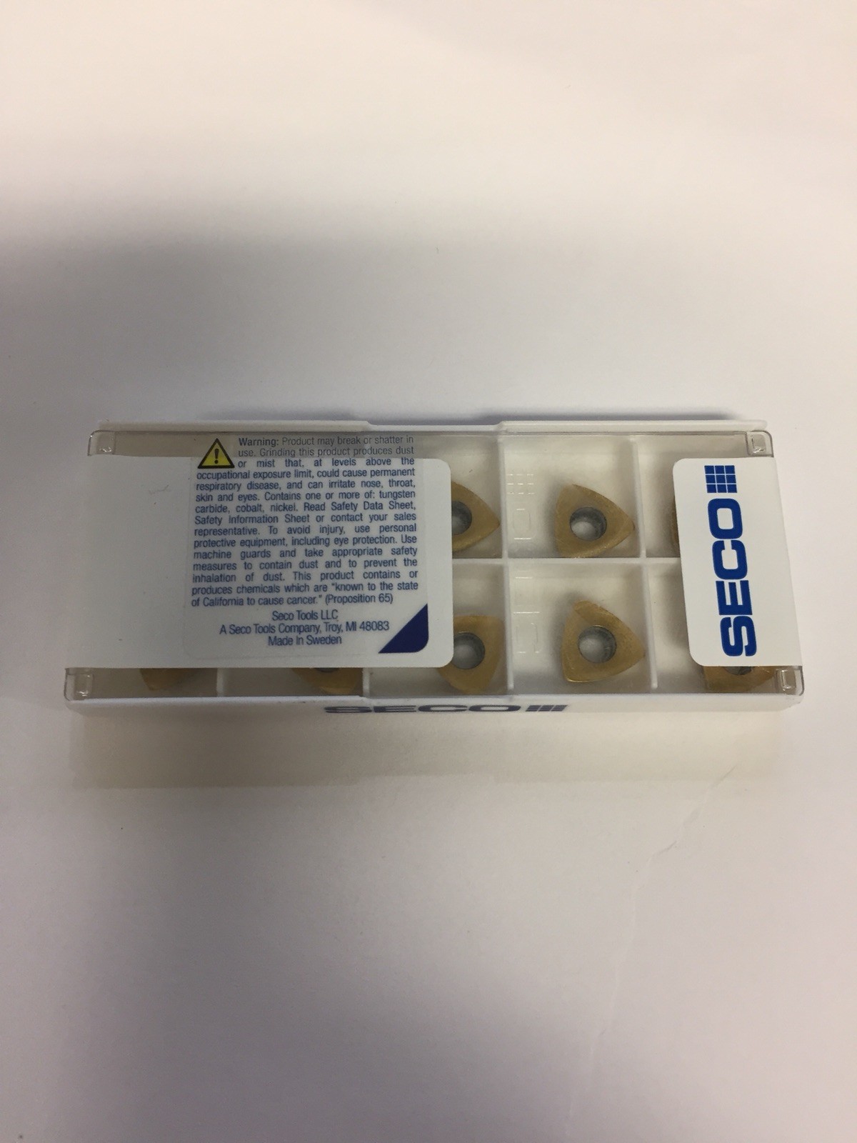218.19-125T-T3-M07, F40M SECO High Feed Inserts. 10 New In Box. EDP 69524