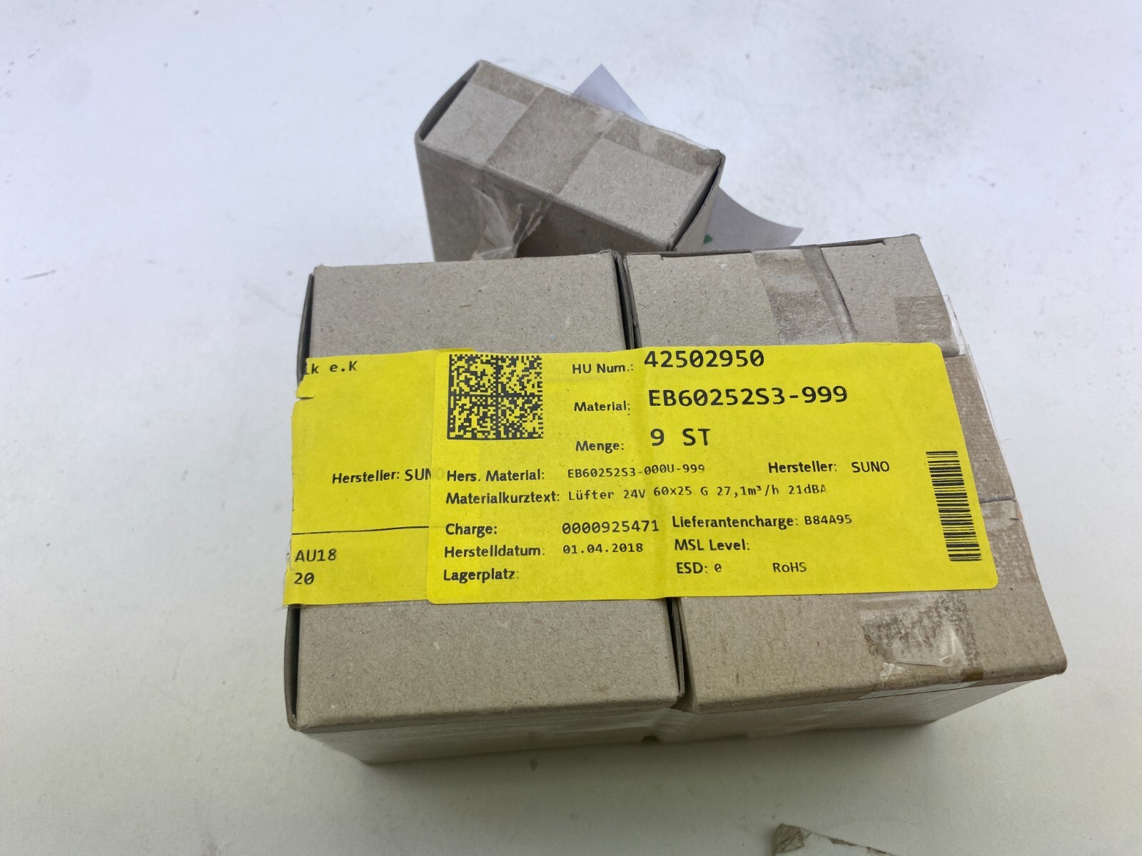 SUNON EB60252S3-000U-999 DC24V 0.84W