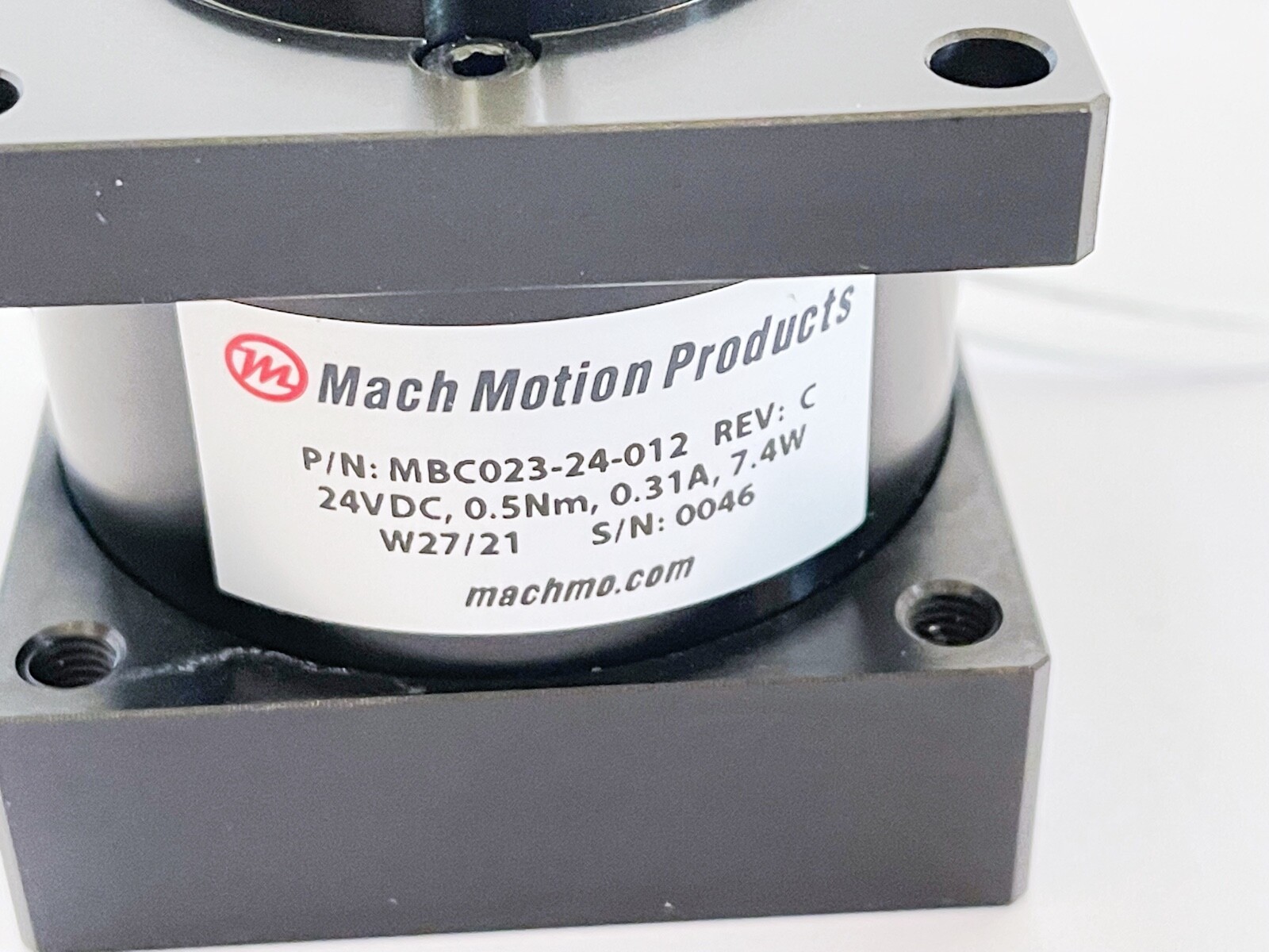 MACH MOTION NEMA 23 Front Brake Stepper Servo Motor 3/8″ Shaft MBC023-24-012