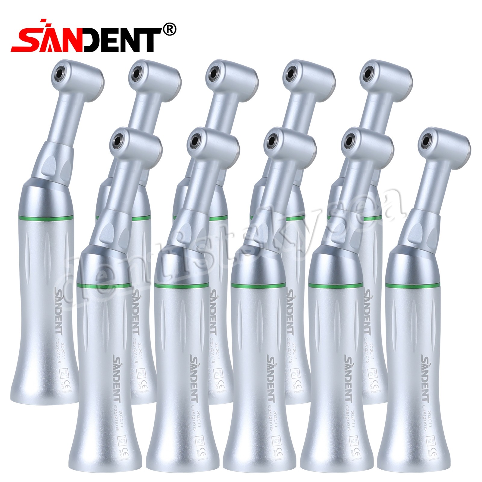 1-10 Dental 16:1 Reduction Endo Contra Angle Handpiece Push Button fit