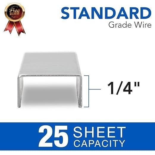 Standard Staples 1/4″ Full Strip Box of 5,000…….