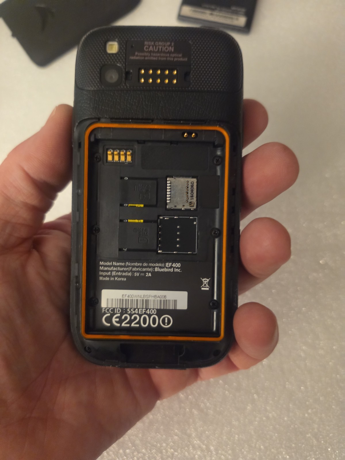 Bluebird EF400 Rugged Portable Terminal Computer Barcode Scanner Smartphone