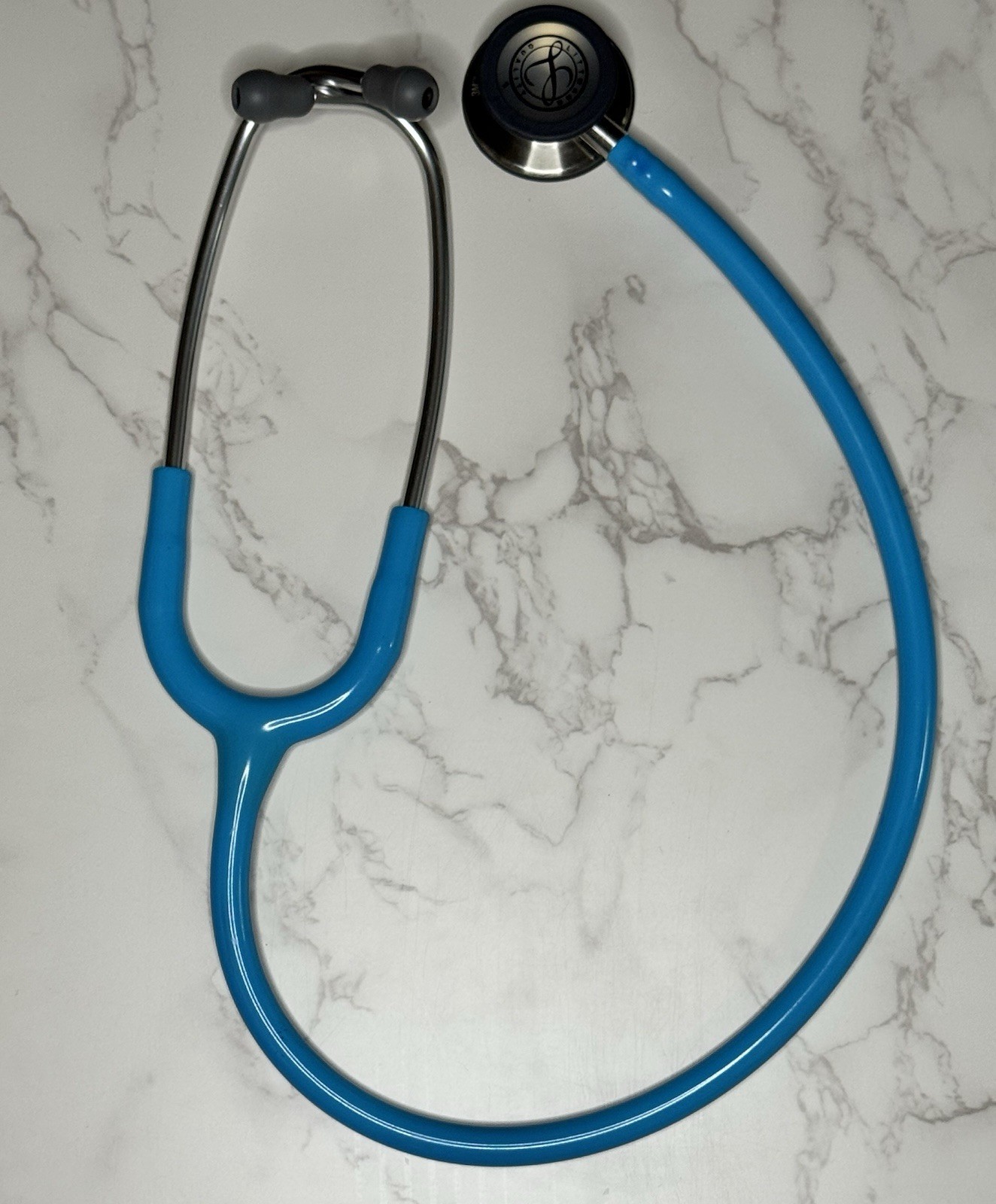 3M Littmann Classic III Stethoscope Caribbean Blue 27” Tested Great Condition