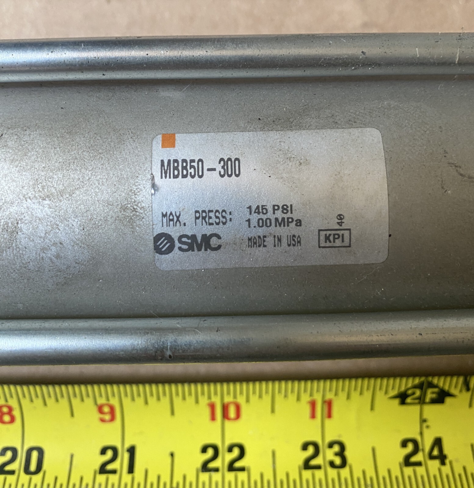 SMC MBB50-300 TIE-ROD CYLINDER – Double Acting – Single Rod 50 mm Bore – NOS