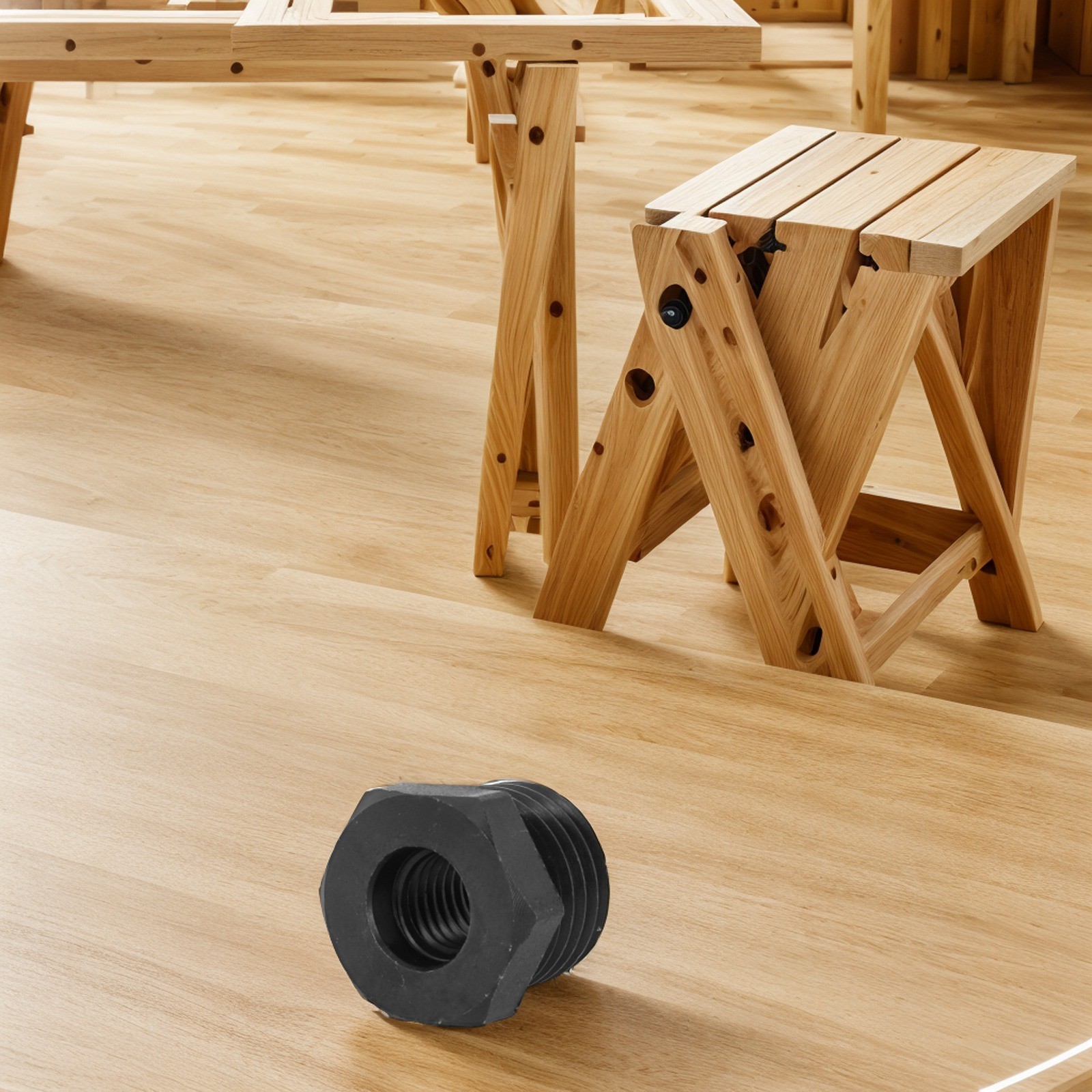 Brand New Wood for lathe Chuck Adapter Black High Quality Material Precision