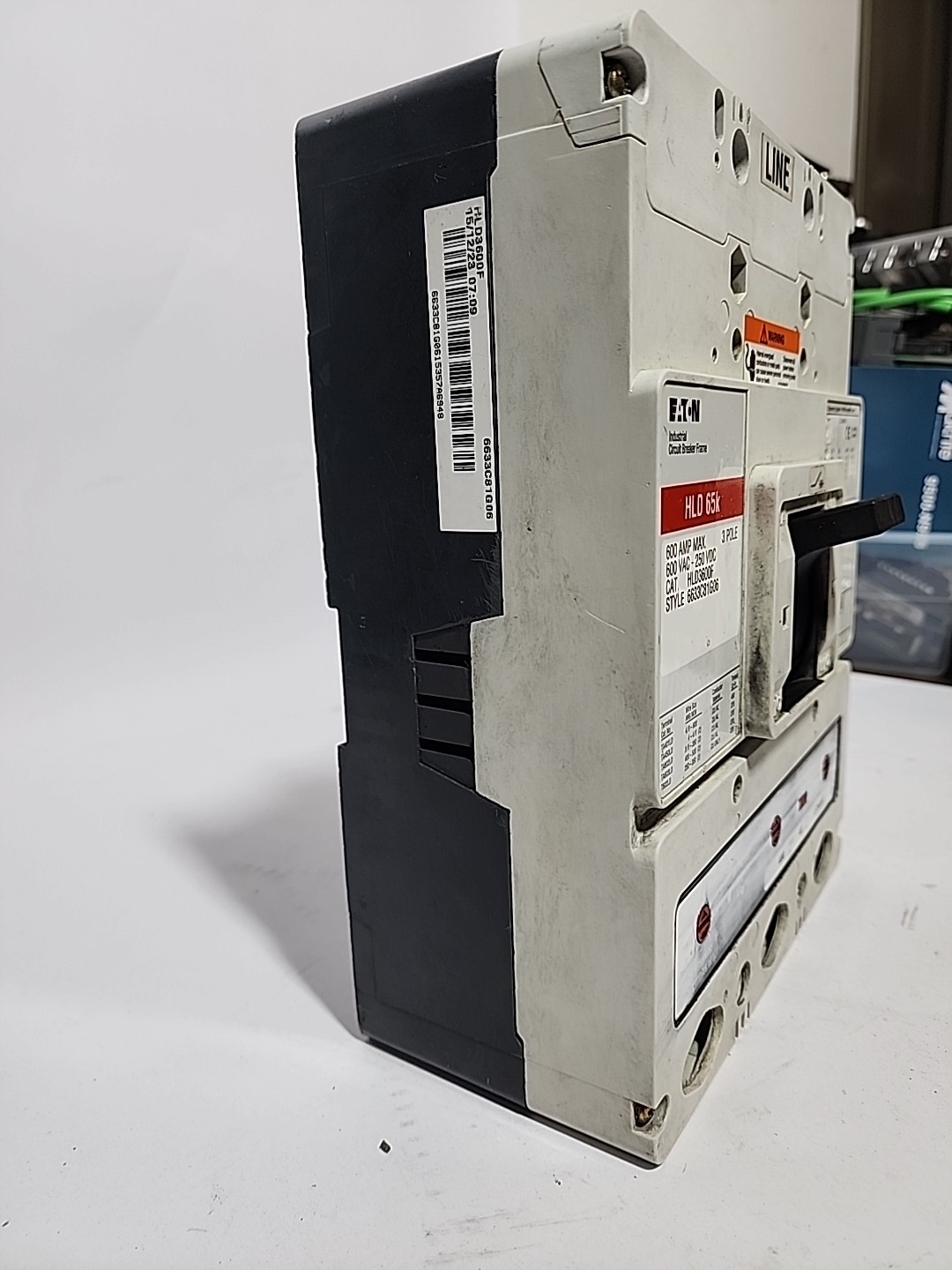 Eaton HLD3600F 600A Breaker, W/ LT3400T