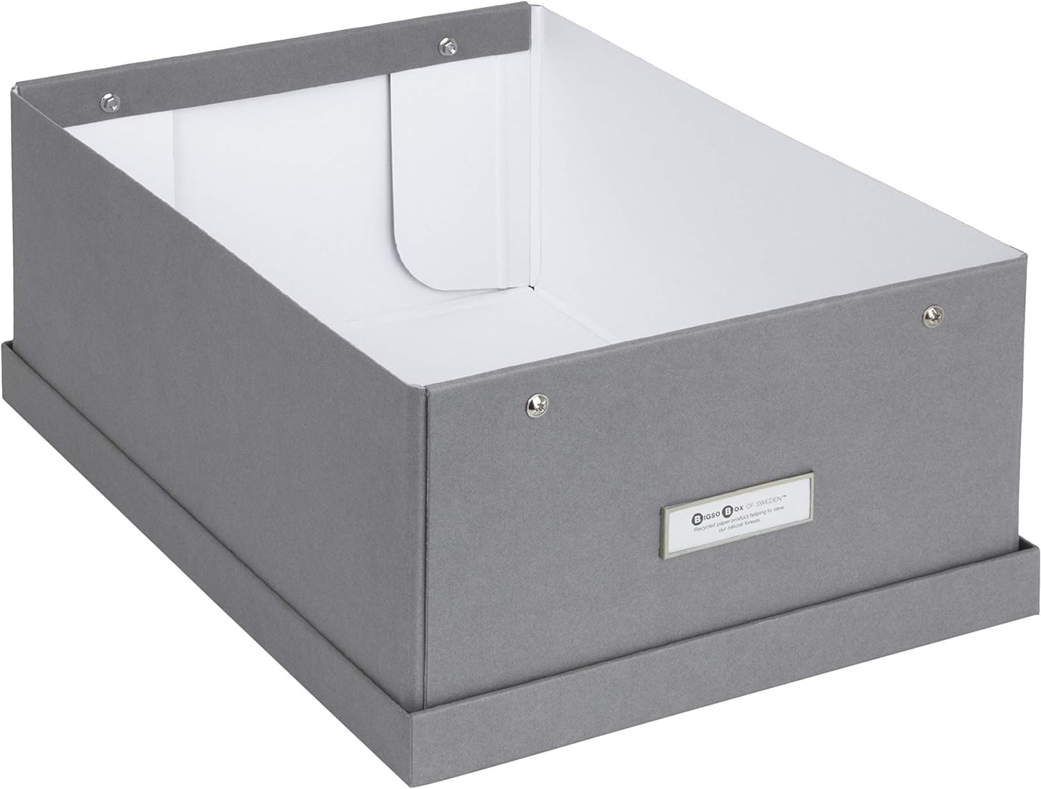 Bigso Karin Collapsible Storage Box – Photo with Small, Gray