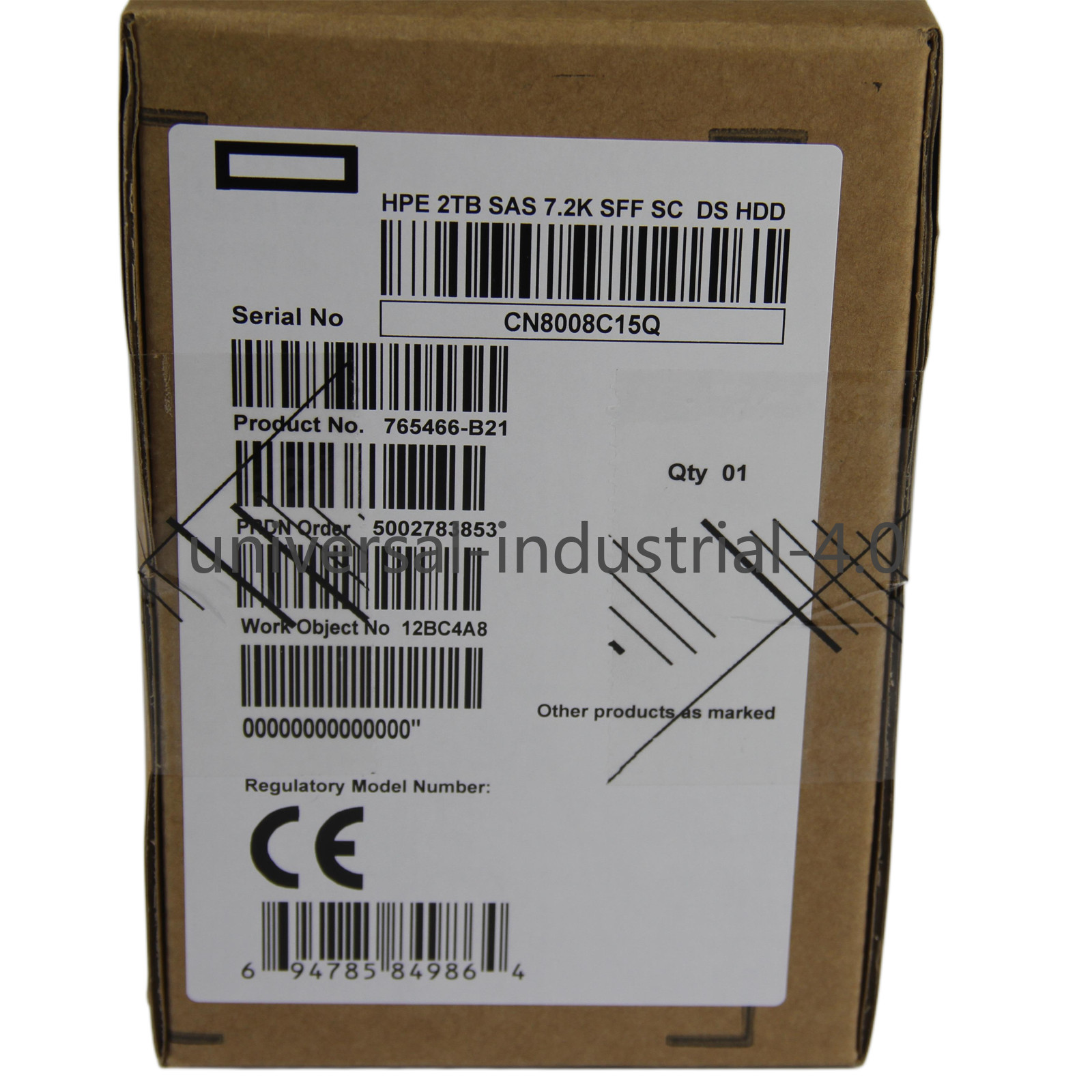 New 765466-B21 HP 2TB 12G SAS 7.2K RPM 2.5″ 512E HDD 765873-001 765452-002