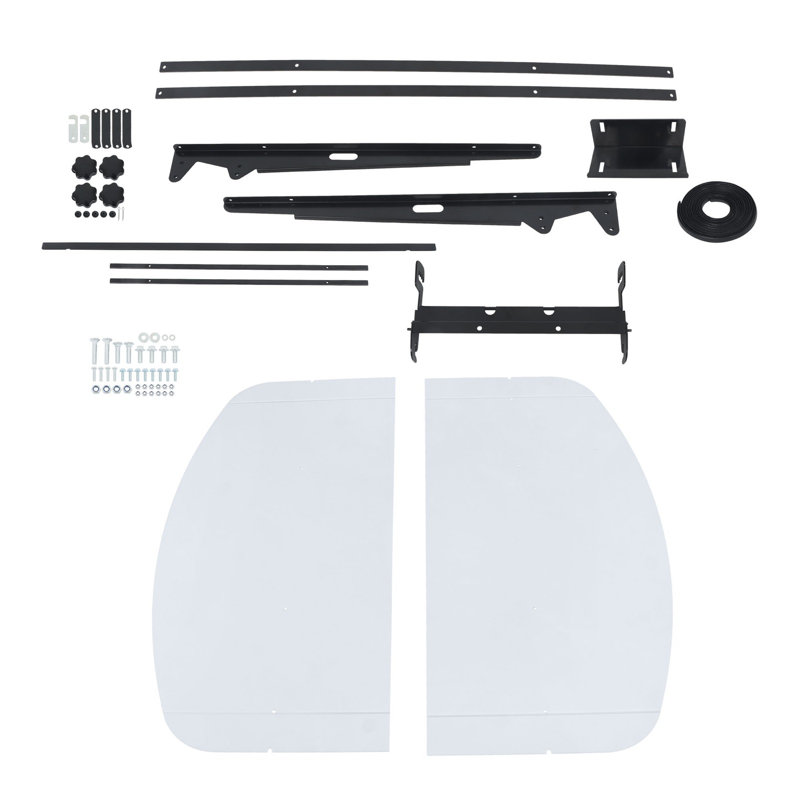 For John Deere 2″ x 2″ or 2″ x 3″ ROPS Tuff Top Tractor Canopy White 52″ X 52″