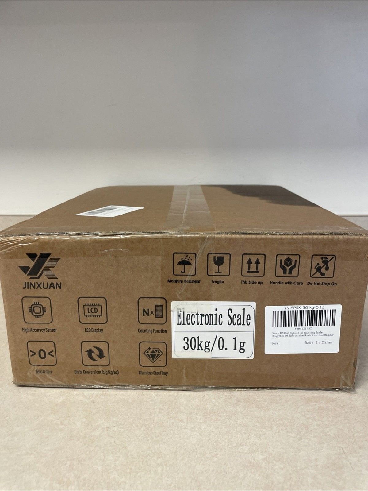 Industrial Counting Scale 30kg/66lb x 0.1g Precision Bench Counter Scale