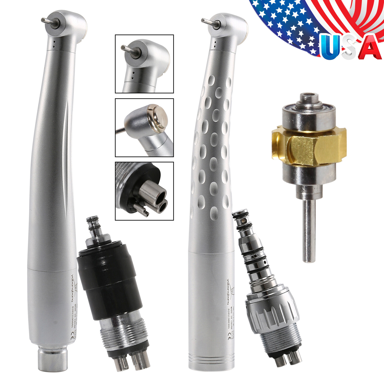 Dental High Speed Handpiece with 4 Hole Swivel Quick Coupler Coupling GB4 /YBNK4