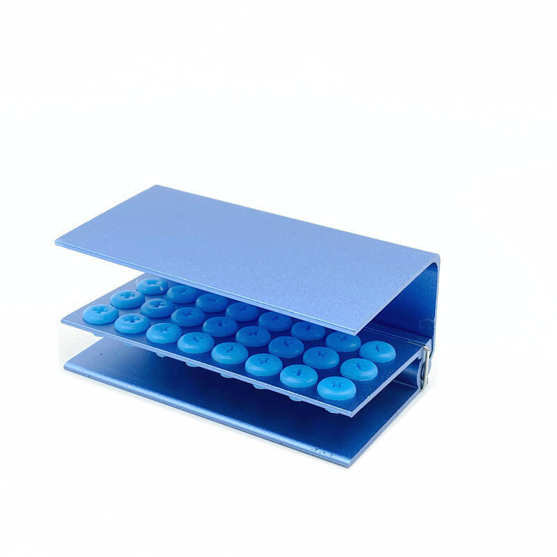 10/16/24 Hole Dental Burs Block Holder Disinfection Case For High Low Speed Burs