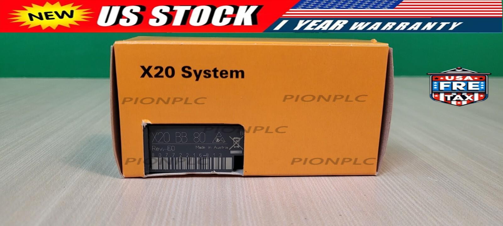 US Free TAX B&R X20BB80 X20 BB 80 Module New In Box Fast Free USA Shipping