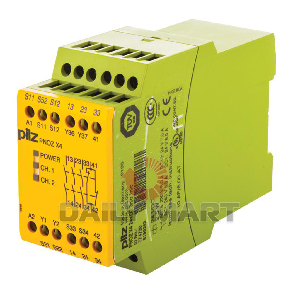 New In Box PILZ PNOZ X4 774730 Safety Relay 24VDC