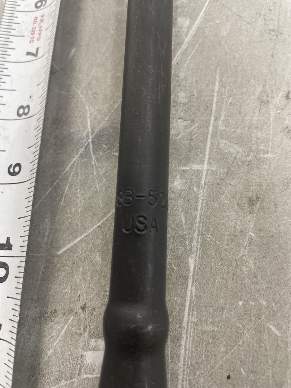 1/2″Dr 15″Long Black Finish Enclosed Narrow Head Ratchet Williams USA SB-52EHLA