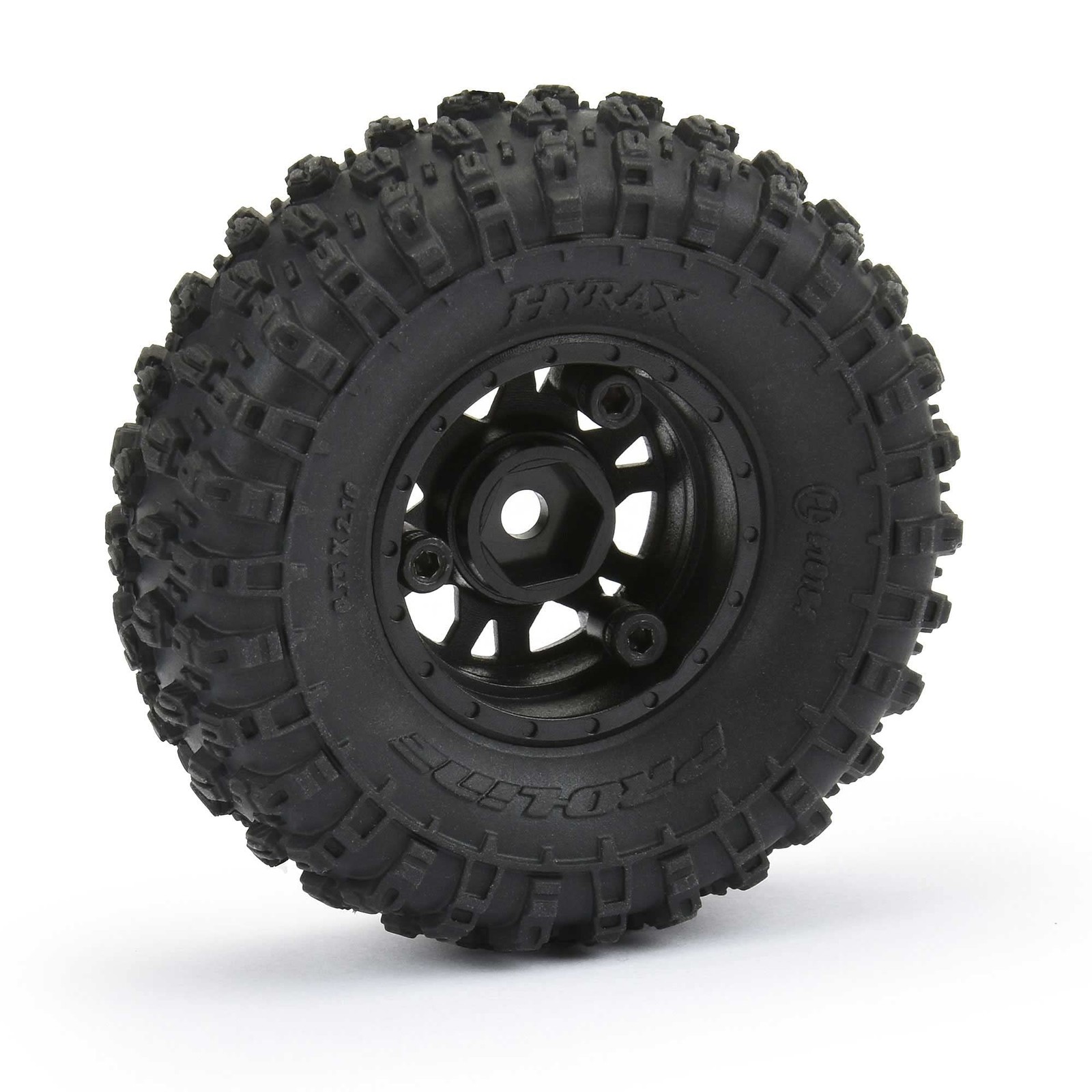 Pro-Line Racing 1/24 Hyrax F/R 1.0 Trs Mountd 7Mm Blk Impulse 4 Pro1019410 Rc