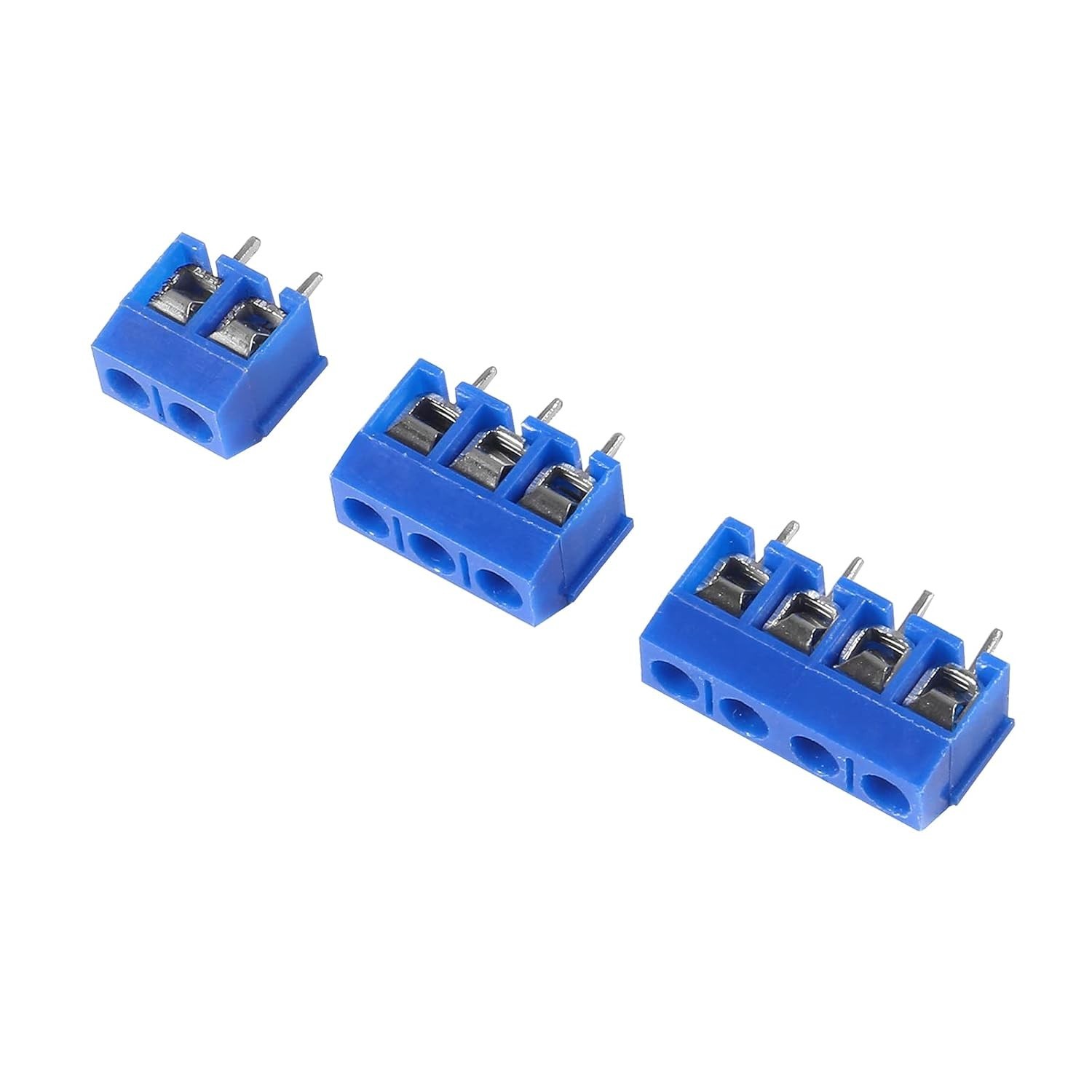 50pcs PCB Screw Terminal Block Set – 2/3/4Pin, 5.08mm Pitch