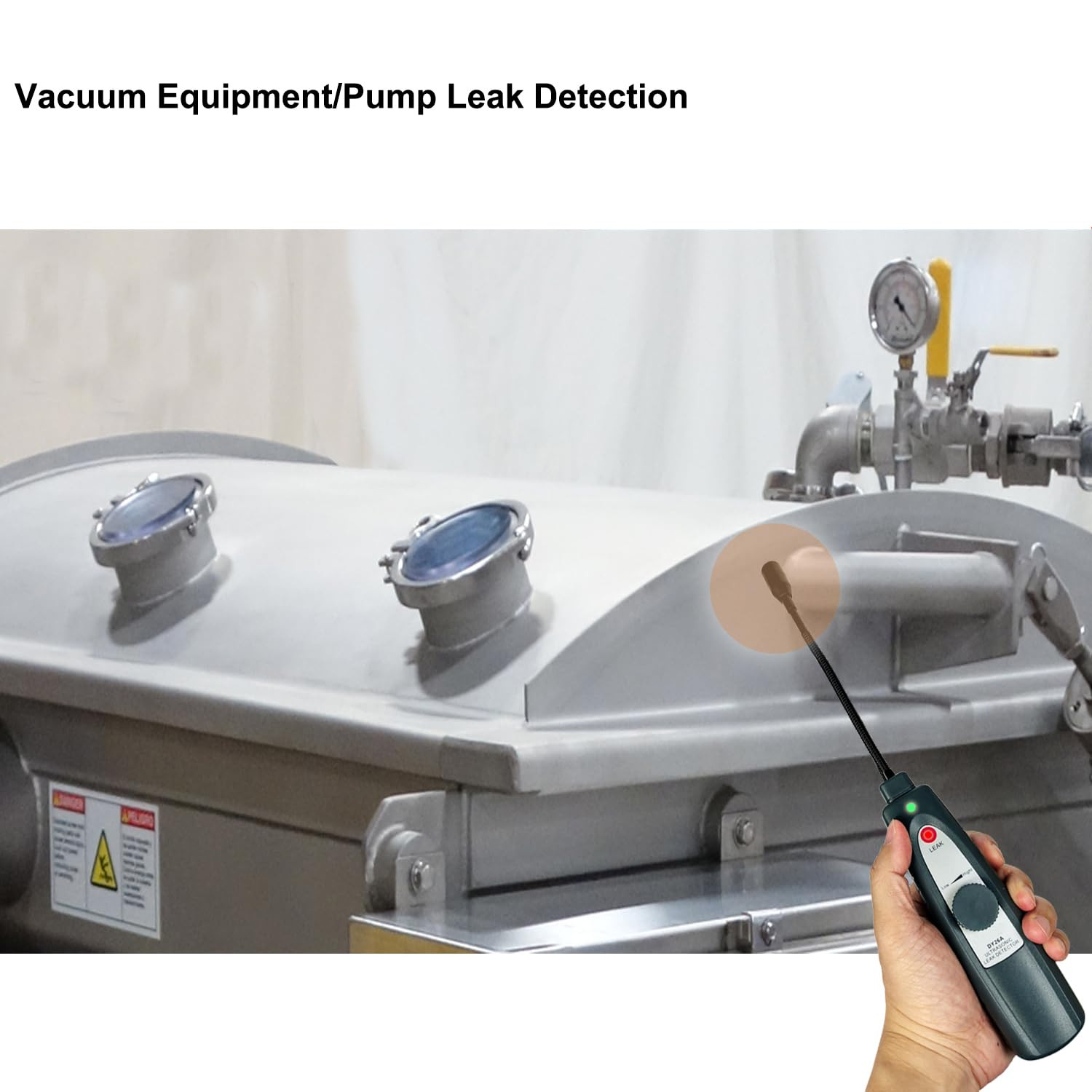Ultrasonic Leak Detector for Hvac/Automotive/Industrial Use | 38-42Khz Frequency