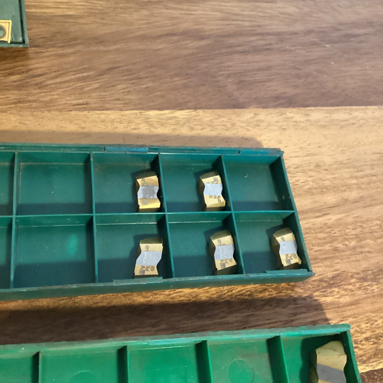 Lot of 22 ToolFlo Carbide Inserts Various Styles/Sizes (As Shown)