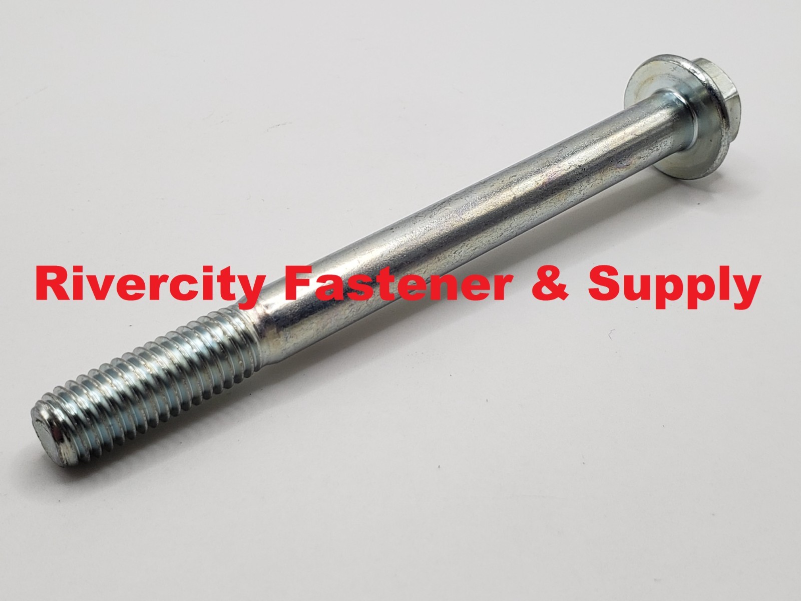 M10-1.5×110 Hex Head Flange Bolts 10mm x 110mm Flare Screws M10x1.5 x 110 ZN