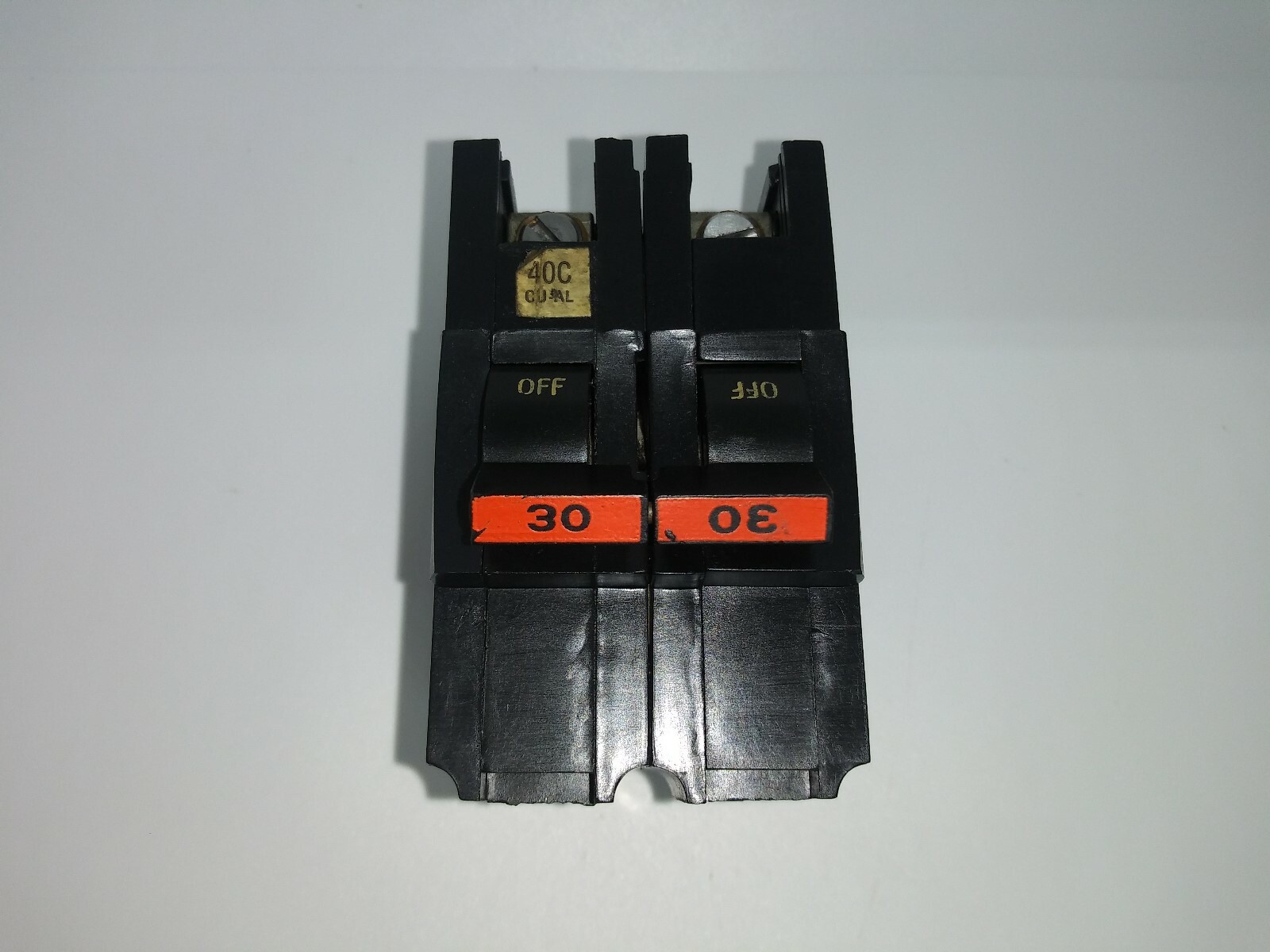 FPE Federal Pacific NA230 Stab Lok 30 Amp 2 Pole Circuit Breaker THICK NA RED
