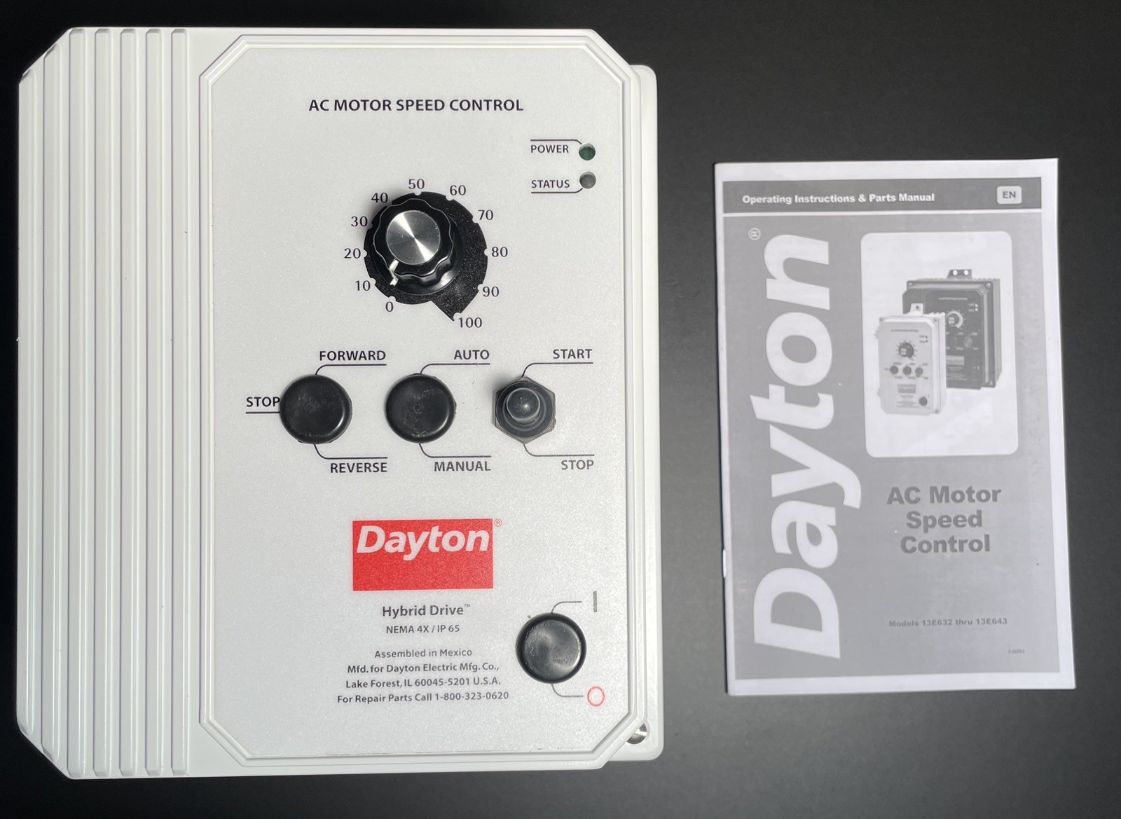 Dayton 13E639 Variable Frequency Drive, 3 Hp, 208-240V