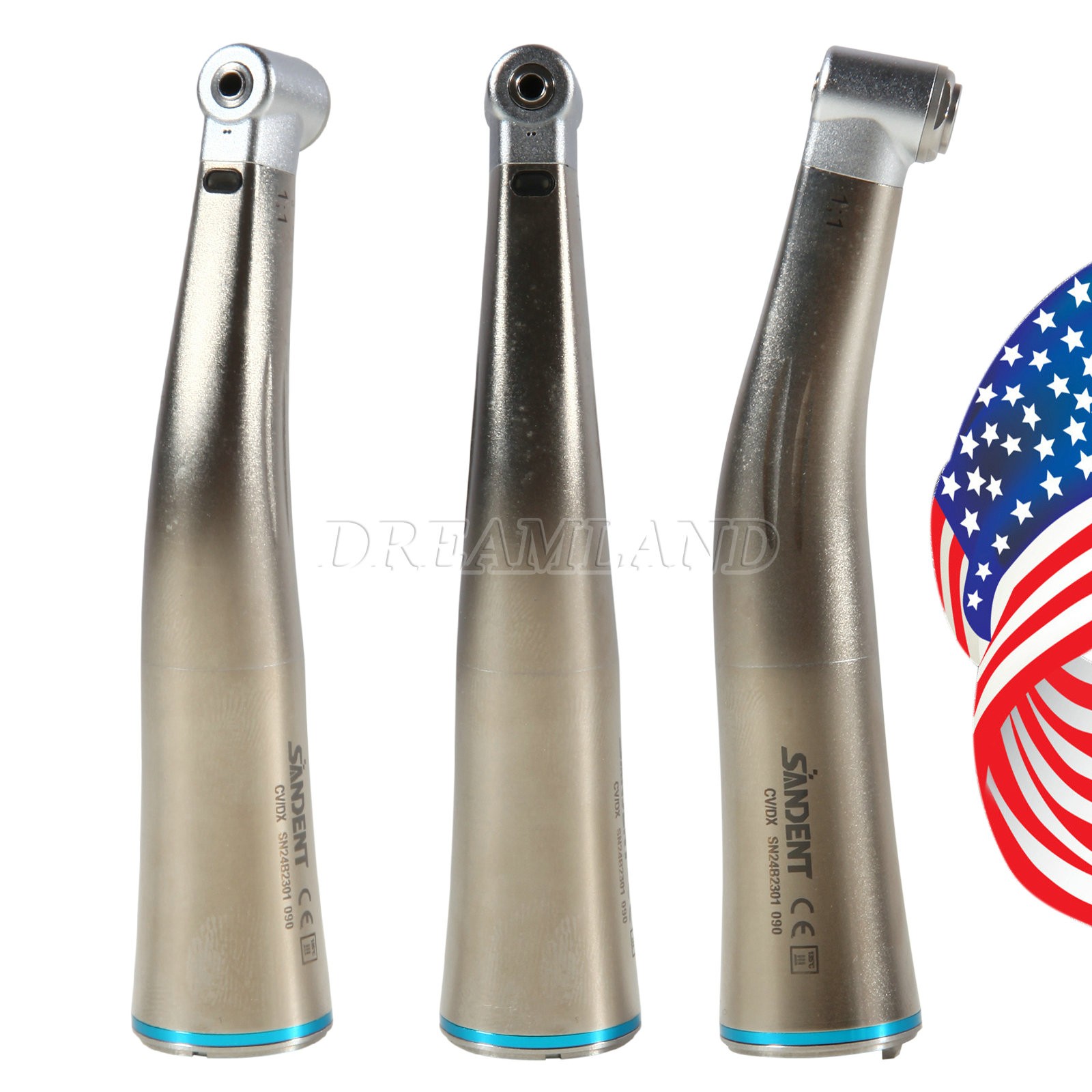 CICADA NSK TYPE Dental Brushless Electric Motor + 1:1 1:5 Handpiece Contra Angle