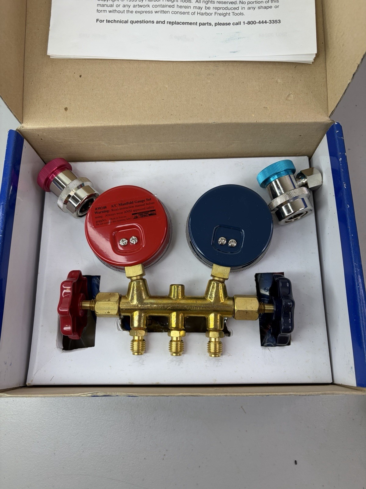 R134A HVAC A/C Refrigeration Kit AC Manifold Gauge Set