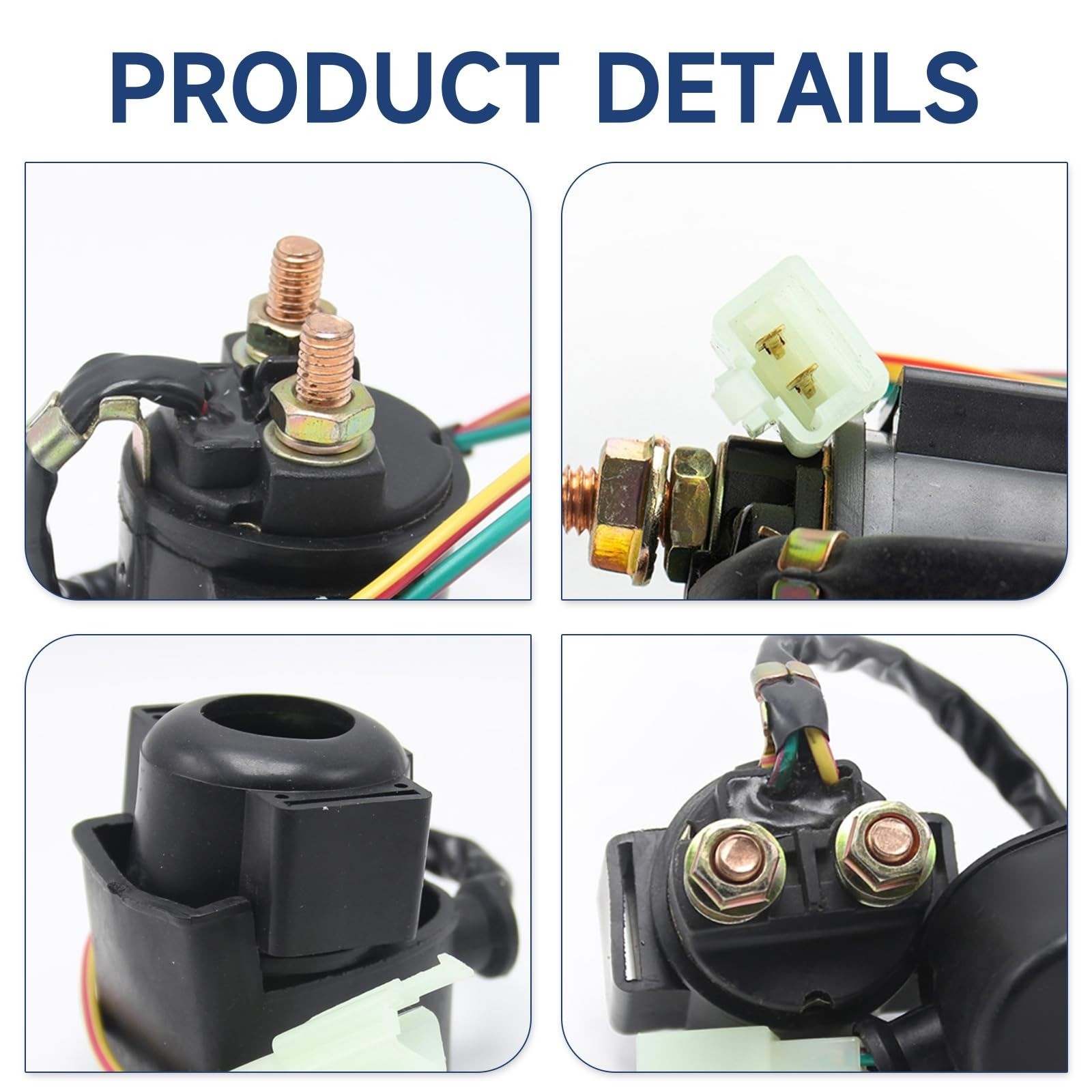 GY6 Starter Solenoid Relay for ATV Go Kart Dirt Bike 50cc-250cc