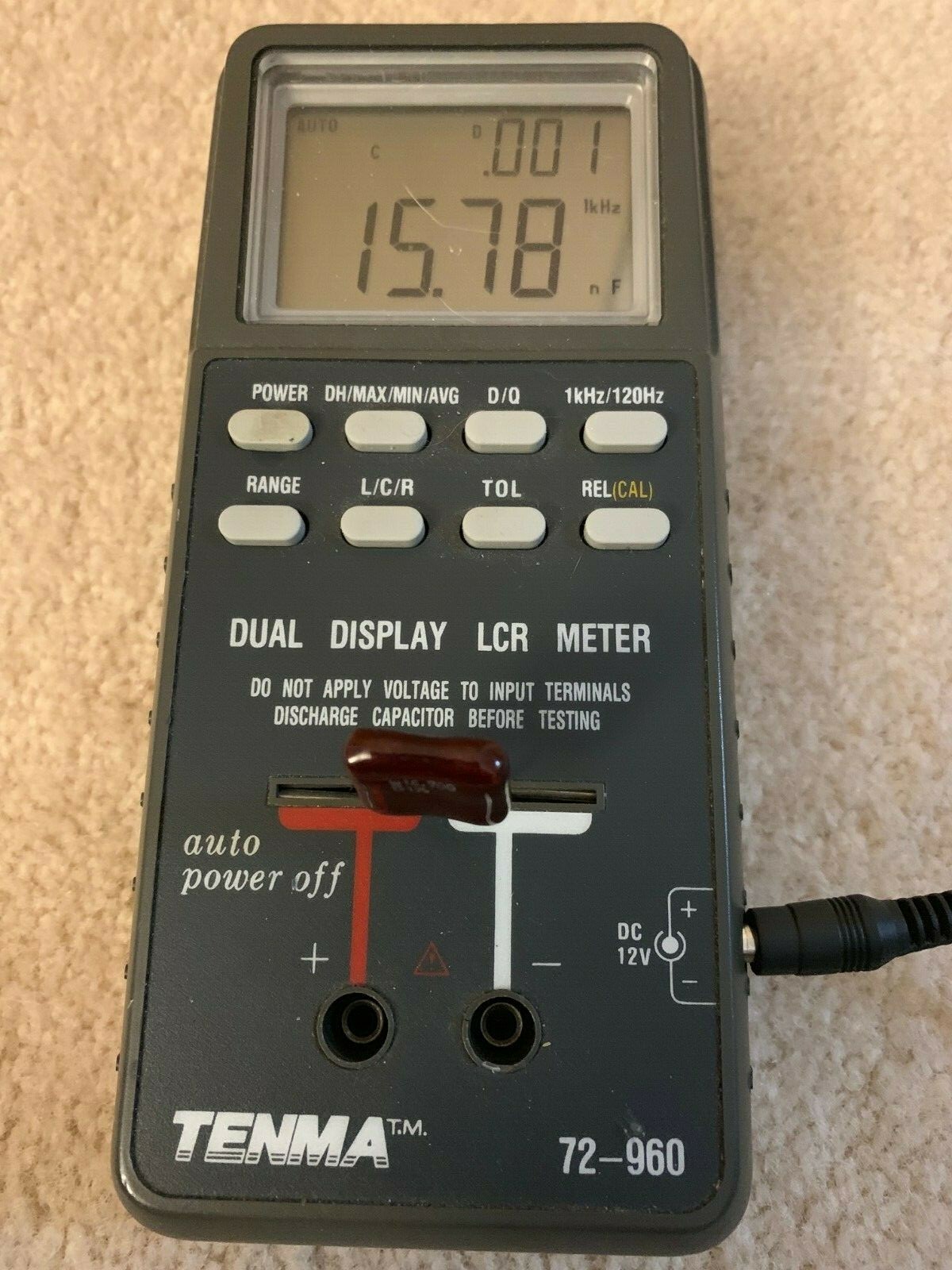 1 CDE 0.0157uF 500V 1% Mica Capacitor Radial, Between 0.015uF and 0.016uF