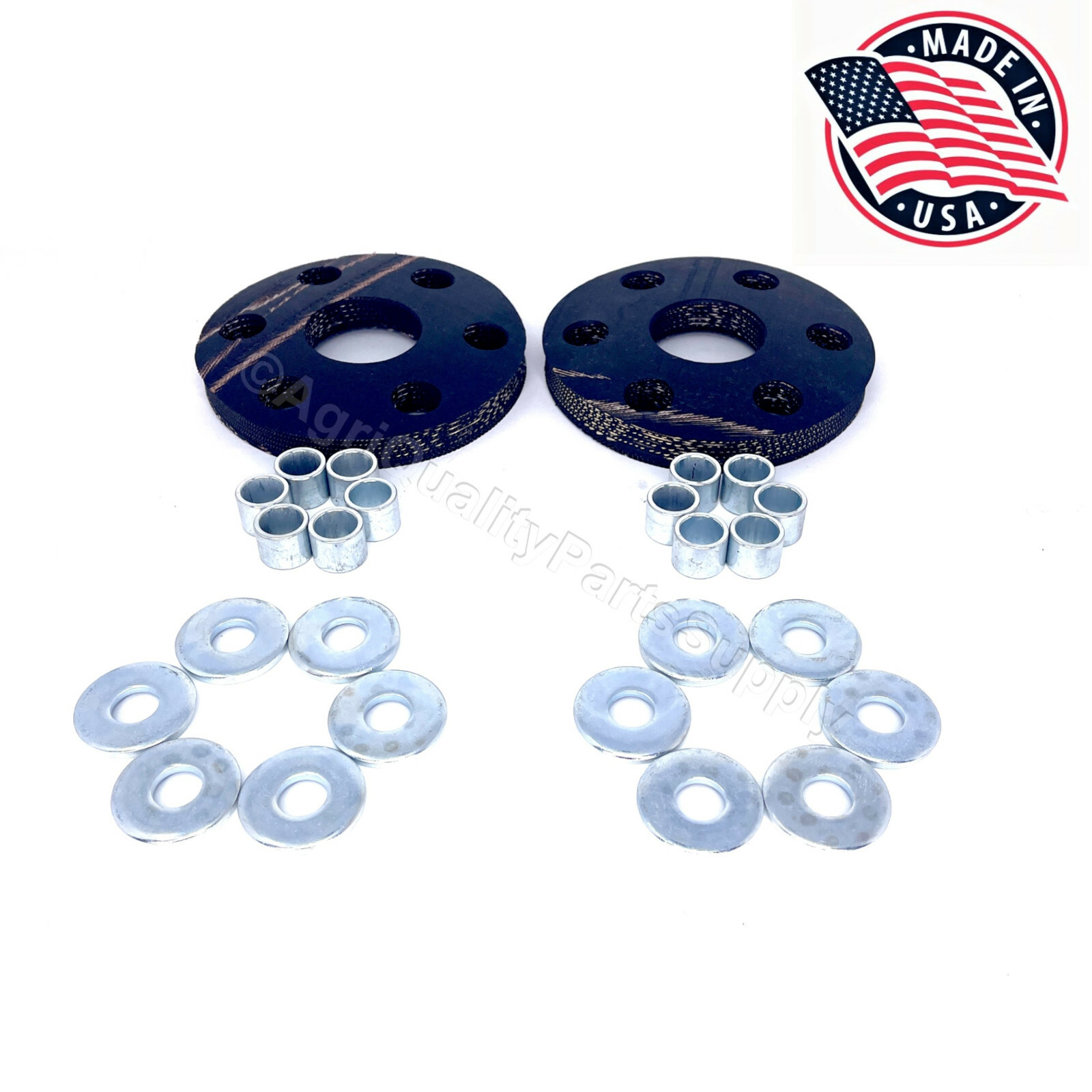 Land Pride Rotary Cutter Flex Coupler Rubber Disc Pad Kit P/N 19-075 MADE IN USA
