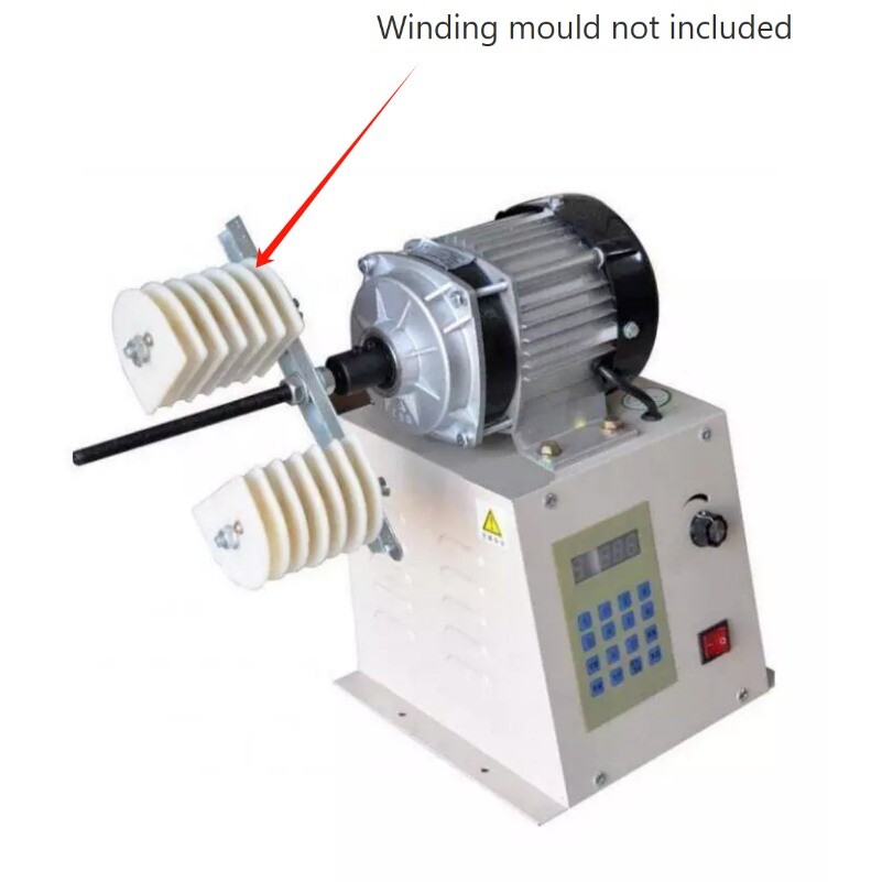 Wire Coil Winding Machine 0-999 Rings 800W Auto CNC Winding MachineThere’s video
