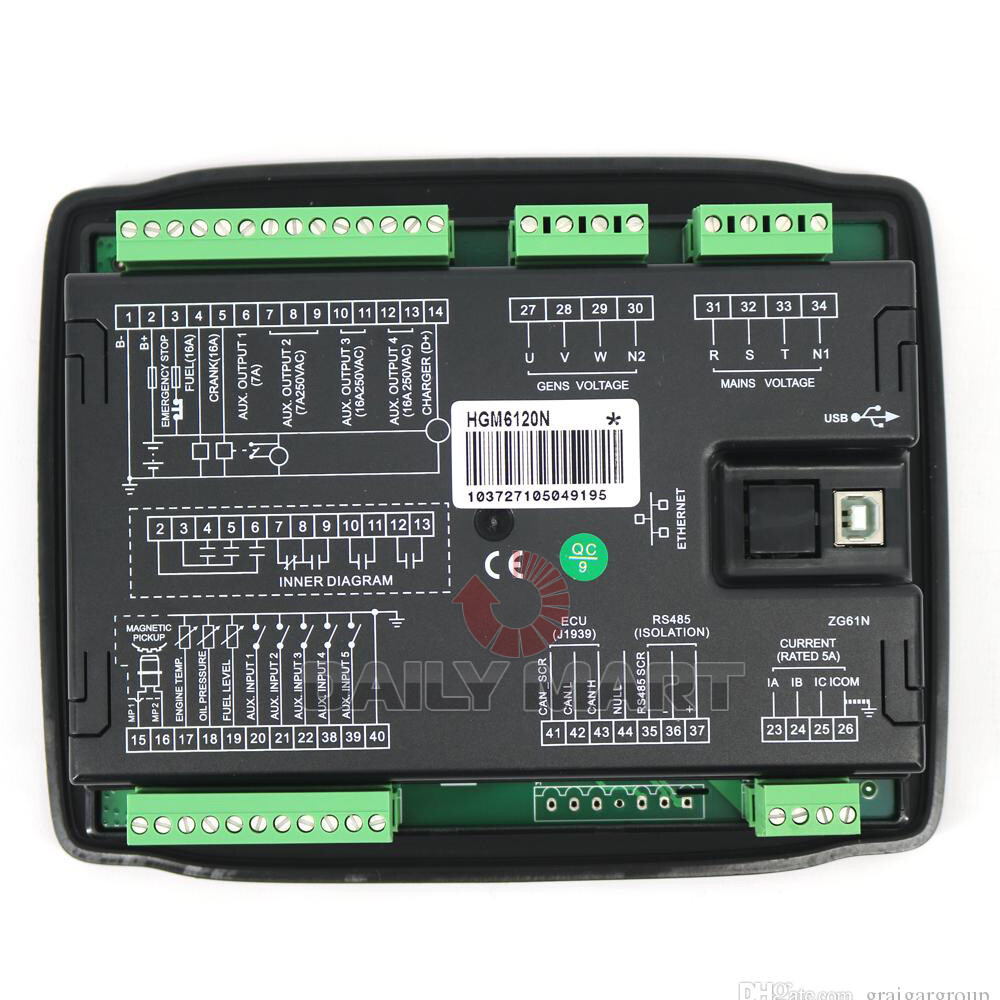 New In Box SMARTGEN HGM6120N Automatic Start Generator Controller