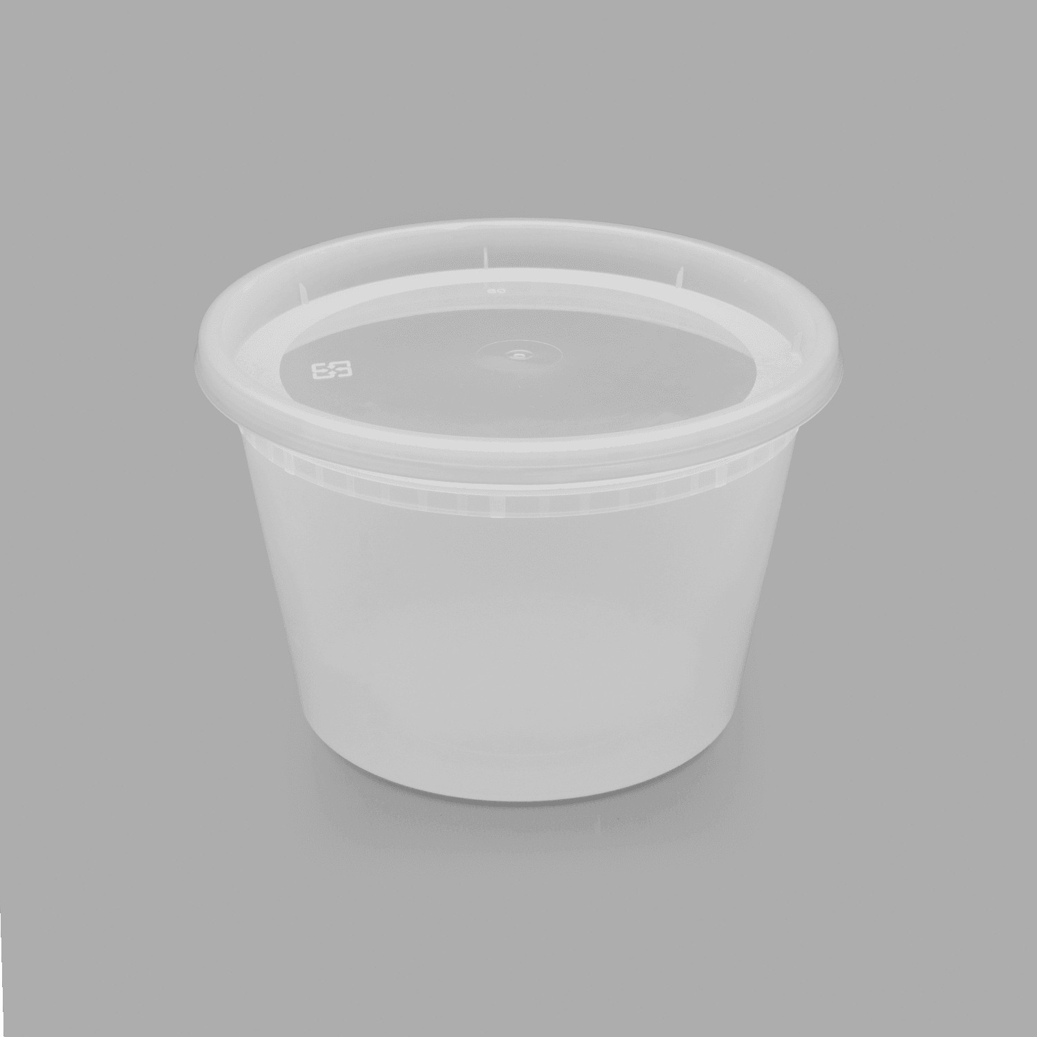 Karat 16oz PP Plastic Injection Molded Deli Containers & Lids – 240 ct