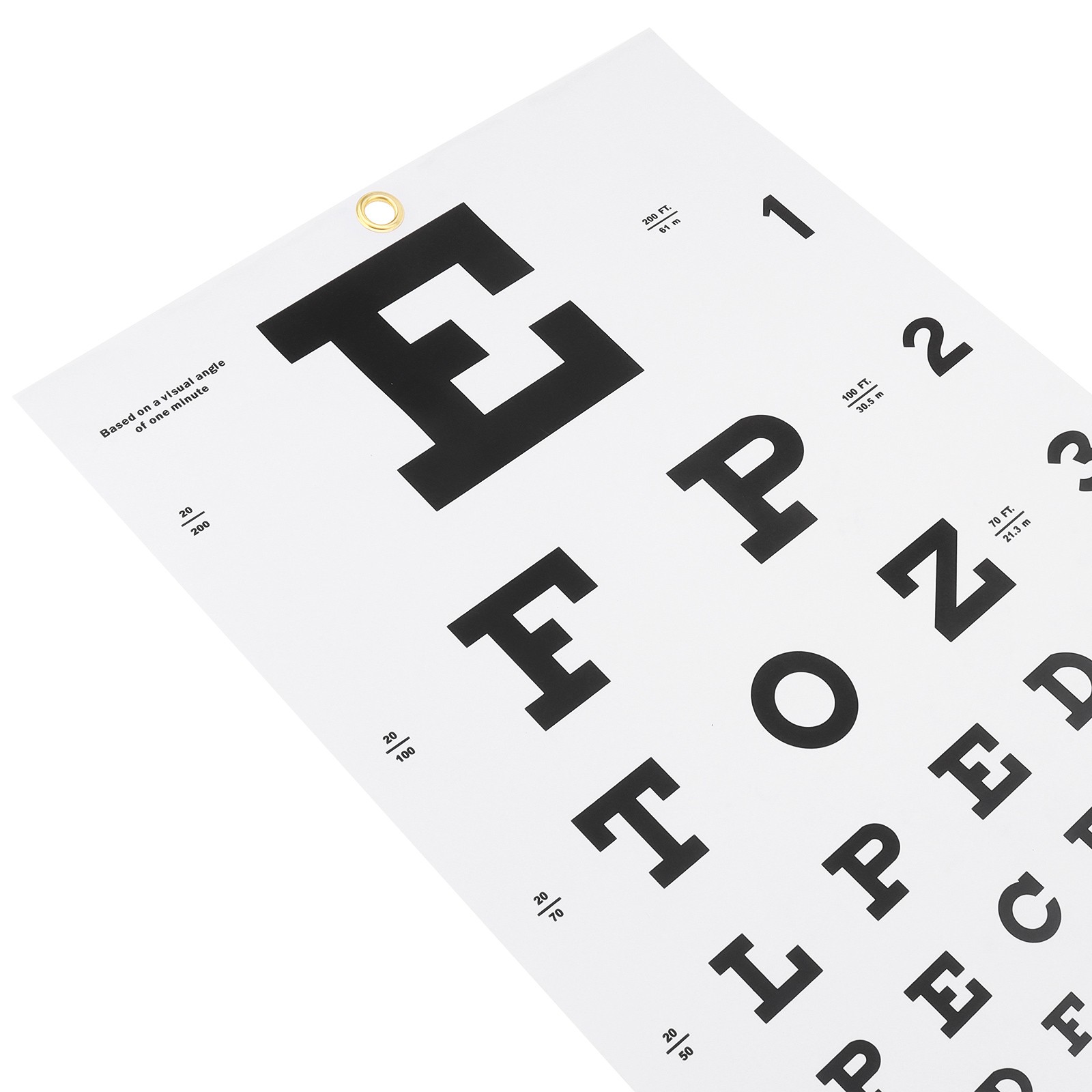 Eye Testing Charts for Visual Acuity Measurement and Eye Examinations