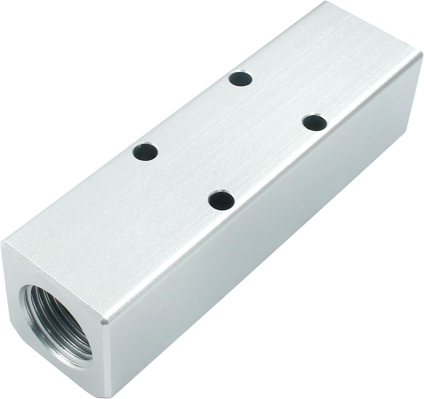 3 Way Pneumatic Manifold Air Distribution Block, G1/2 Supply Port, G1/4-Inch …