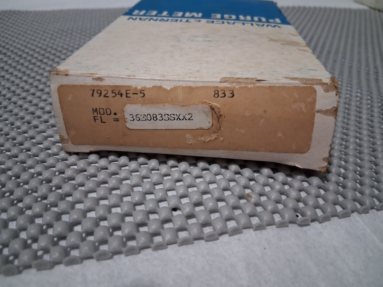 Vintage NOS Wallace & Tiernan 36E083SSXX2 Purge Meter *See Pics for Specs.